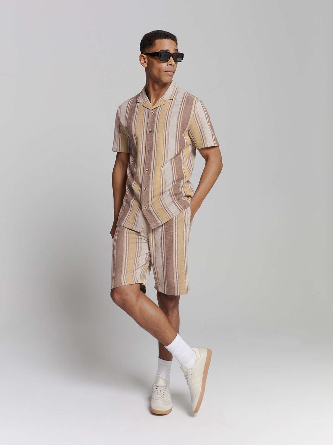 NO EXCESS Chinohose »No Excess Jersey-Shorts«