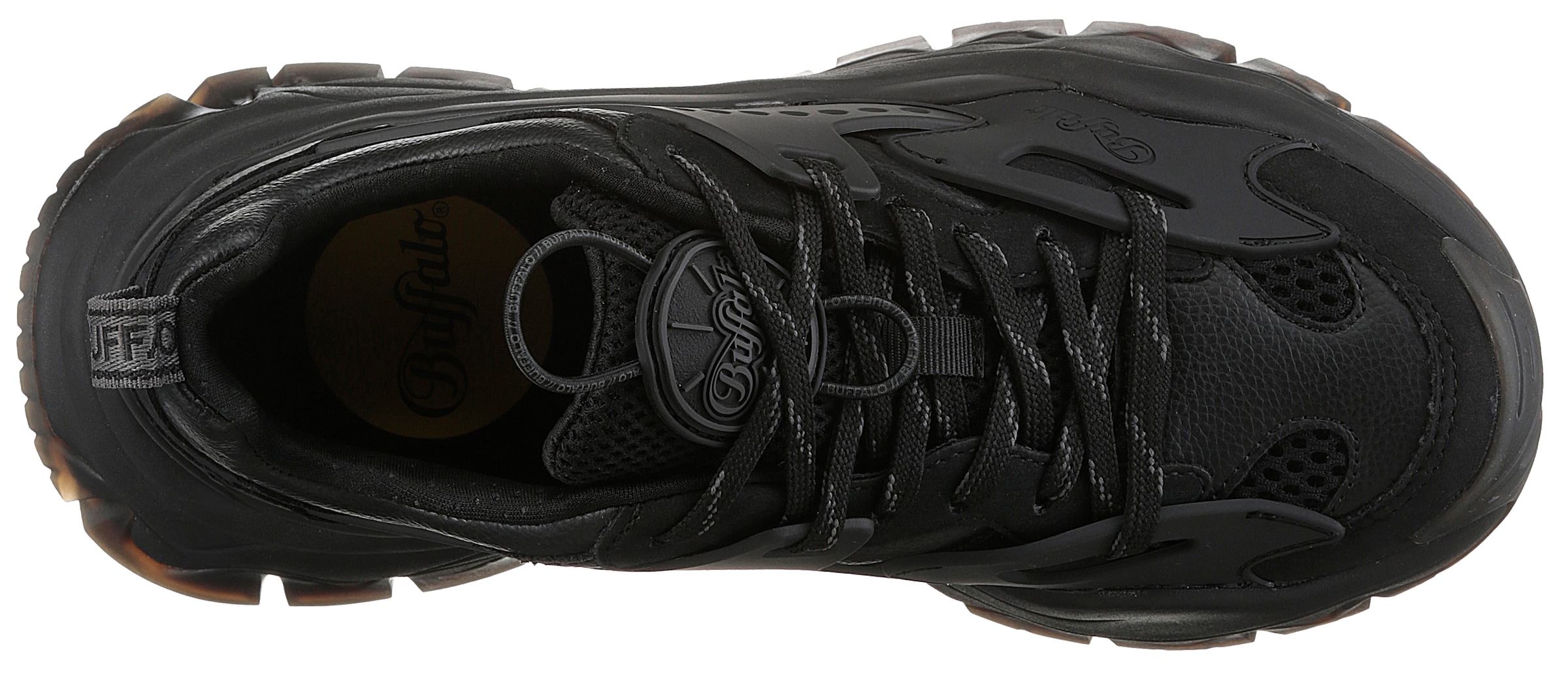 Buffalo Plateausneaker »TRAIL ONE«, Schnürschuh, Chunky Sneaker, Halbschuh mit Plateausohle