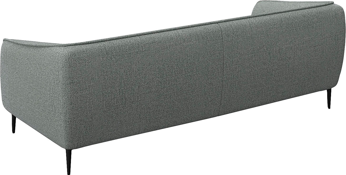 FLEXLUX 3-Sitzer »Belle Designsofa, Couch, bequem durch Kaltschaum im Sitz«, Skandinavisches Design, In hochwertiger Verarbeitung