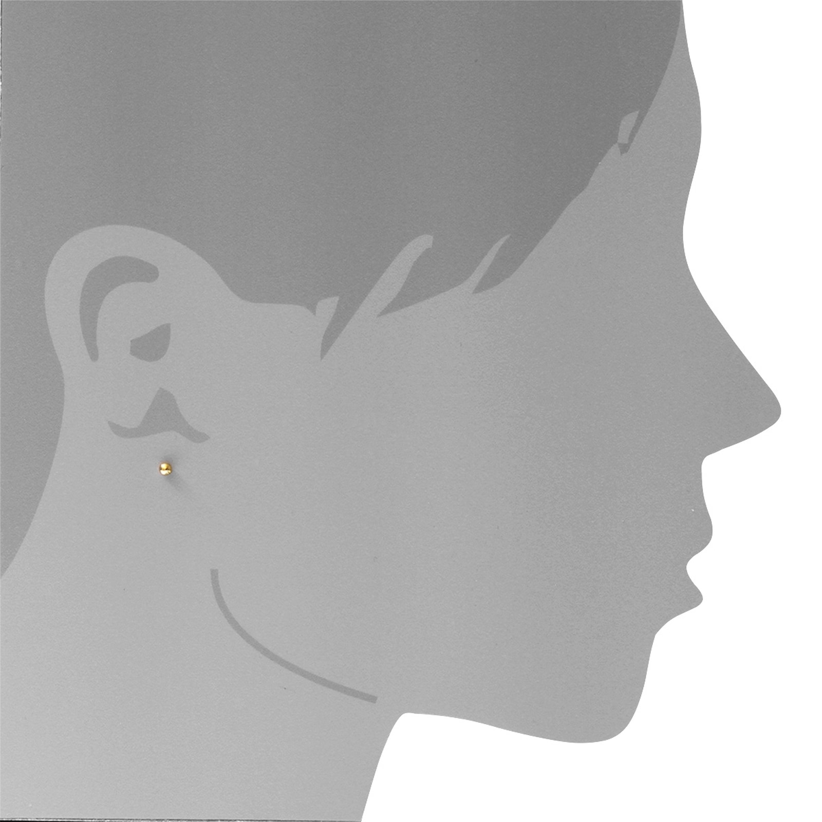 OSTSEE-SCHMUCK Paar Ohrstecker »- Kugel 3 mm - Gold 585/000 - Zuchtperle«