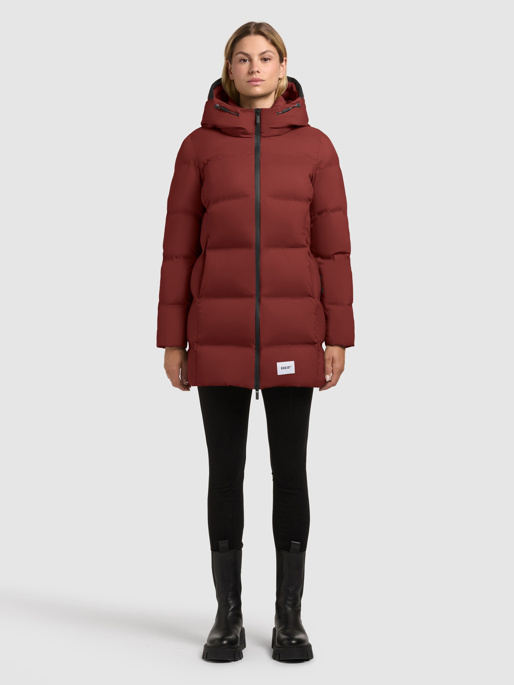 khujo Steppjacke »TANARE3«, mit Kapuze