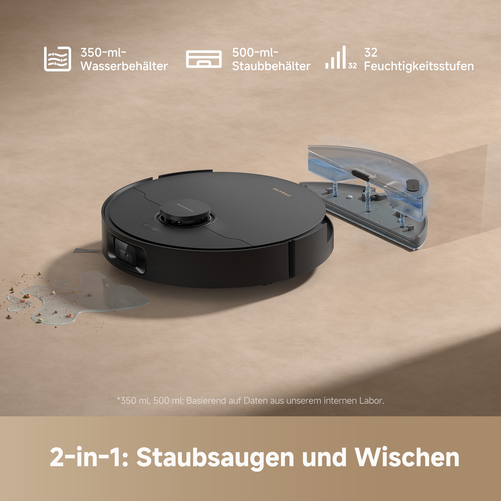 Dreame Saugroboter »mit Wischfunktion D20 Pro Plus«