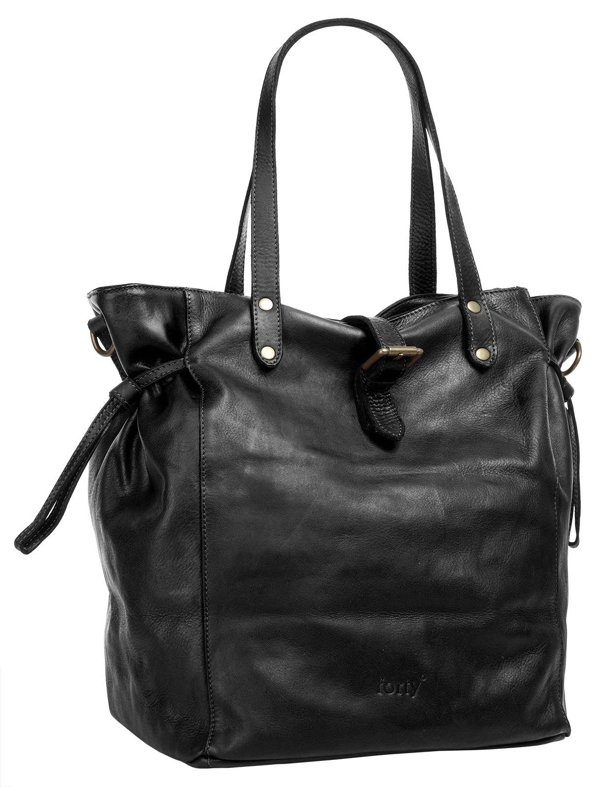 forty° Shopper, echt Leder, Made in Italy