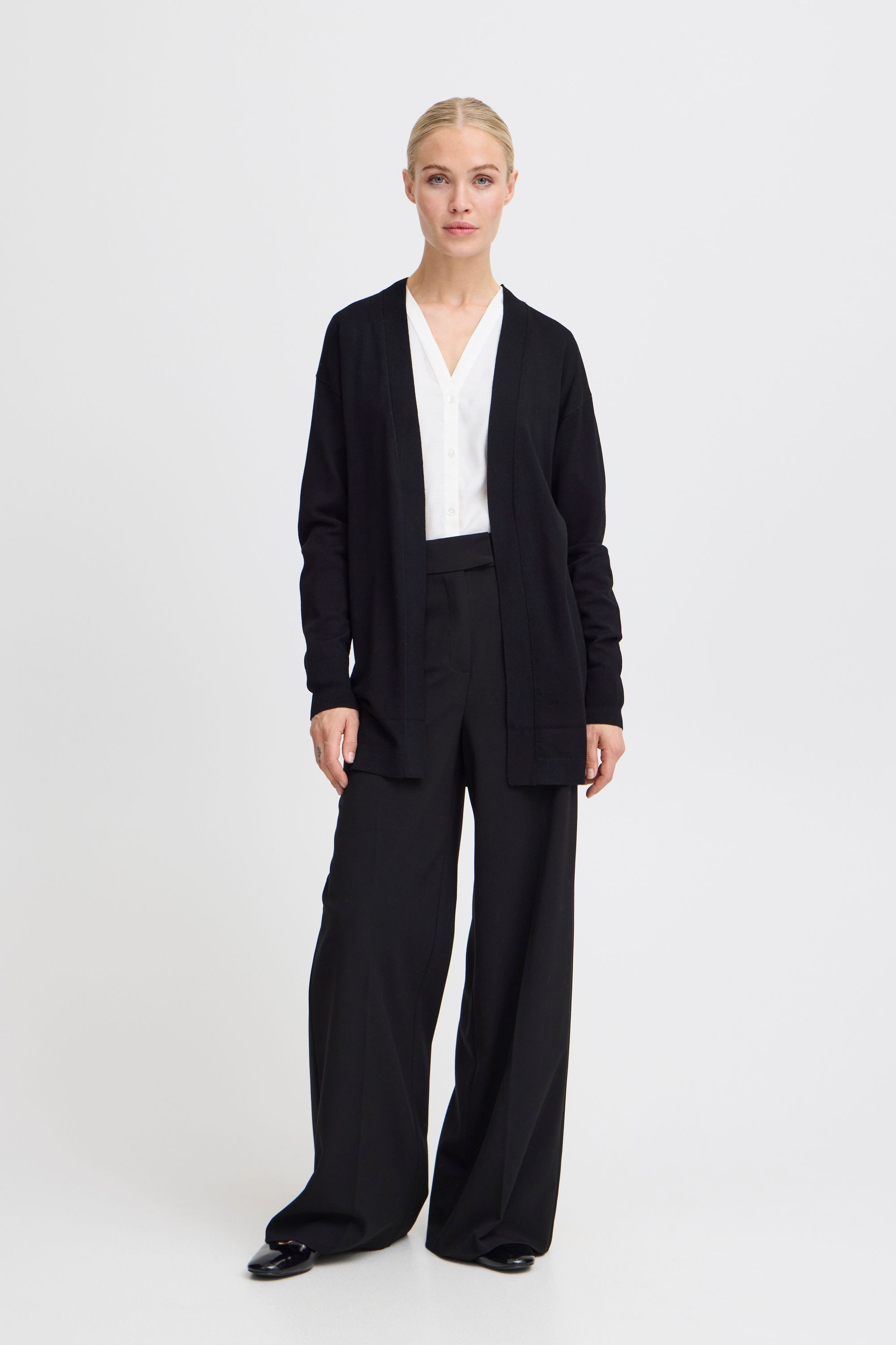 b.young Strickjacke »Strickjacke BYMMMORLA LONG CARDIGAN -«