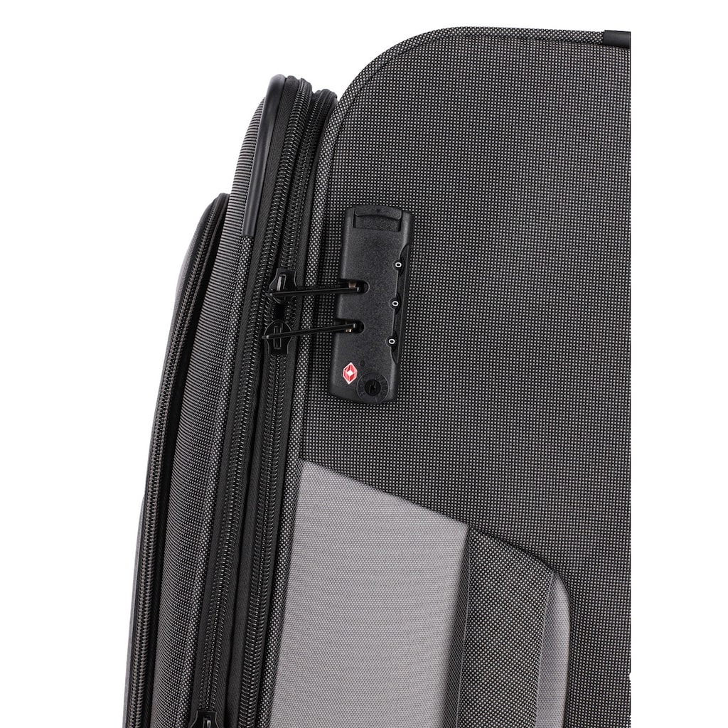 travelite Trolleyset »VIIA L/M/S, 2w«, (3 tlg.), Kofferset Reisegepäck mit erweiterbarem Volumen und TSA Schloss