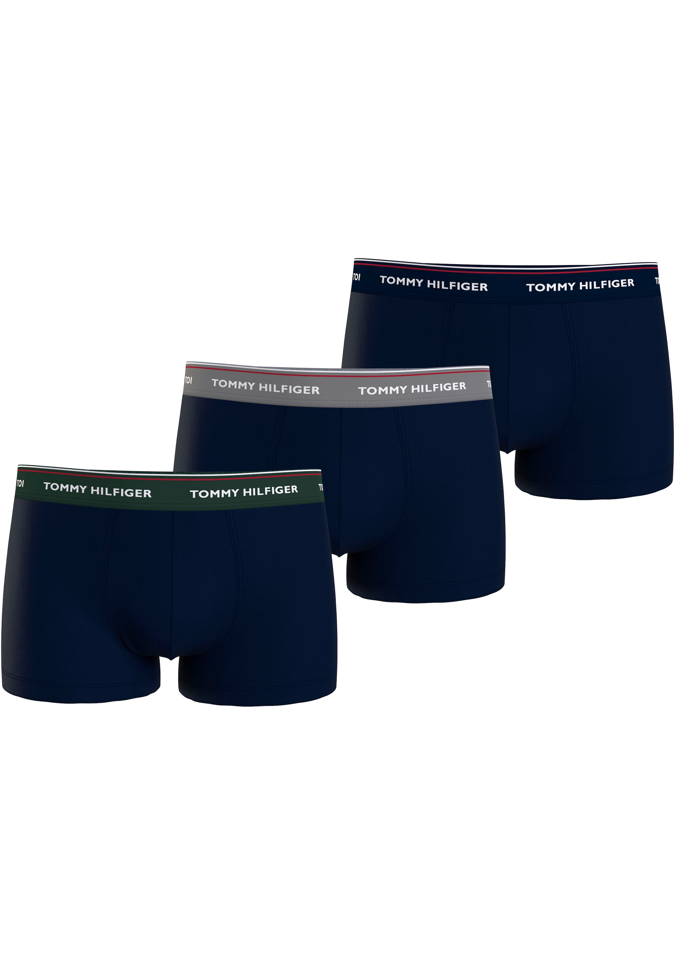 Tommy Hilfiger Underwear Trunk "3P WB TRUNK", (Packung, 3 St., 3er-Pack), mit Logo-Elastikbund