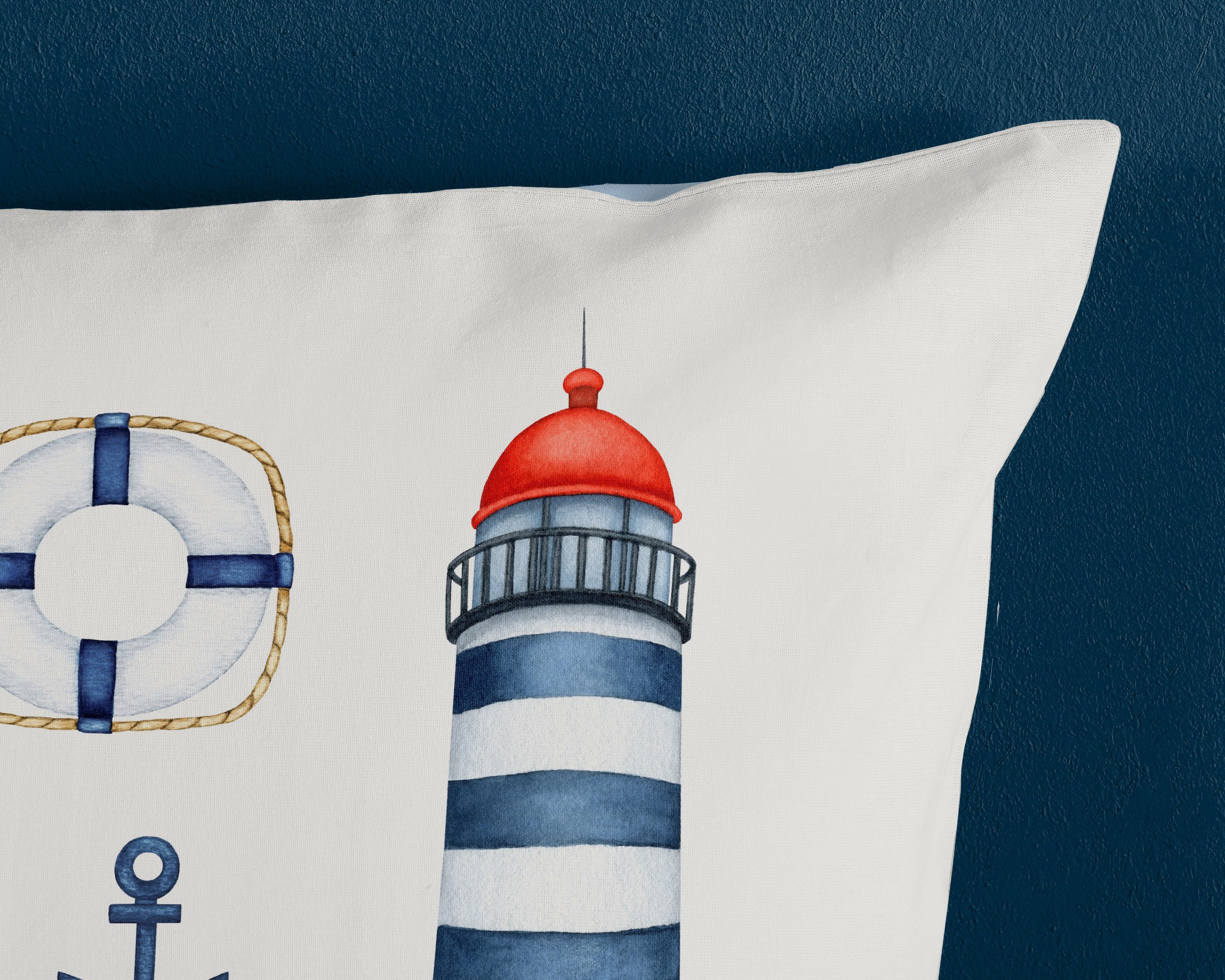 PURE luxury collection Kinderbettwäsche »Maritime«, Mikrofaser, 135x200, 2 Teilig, Wendeoptik, Maritim, Strand