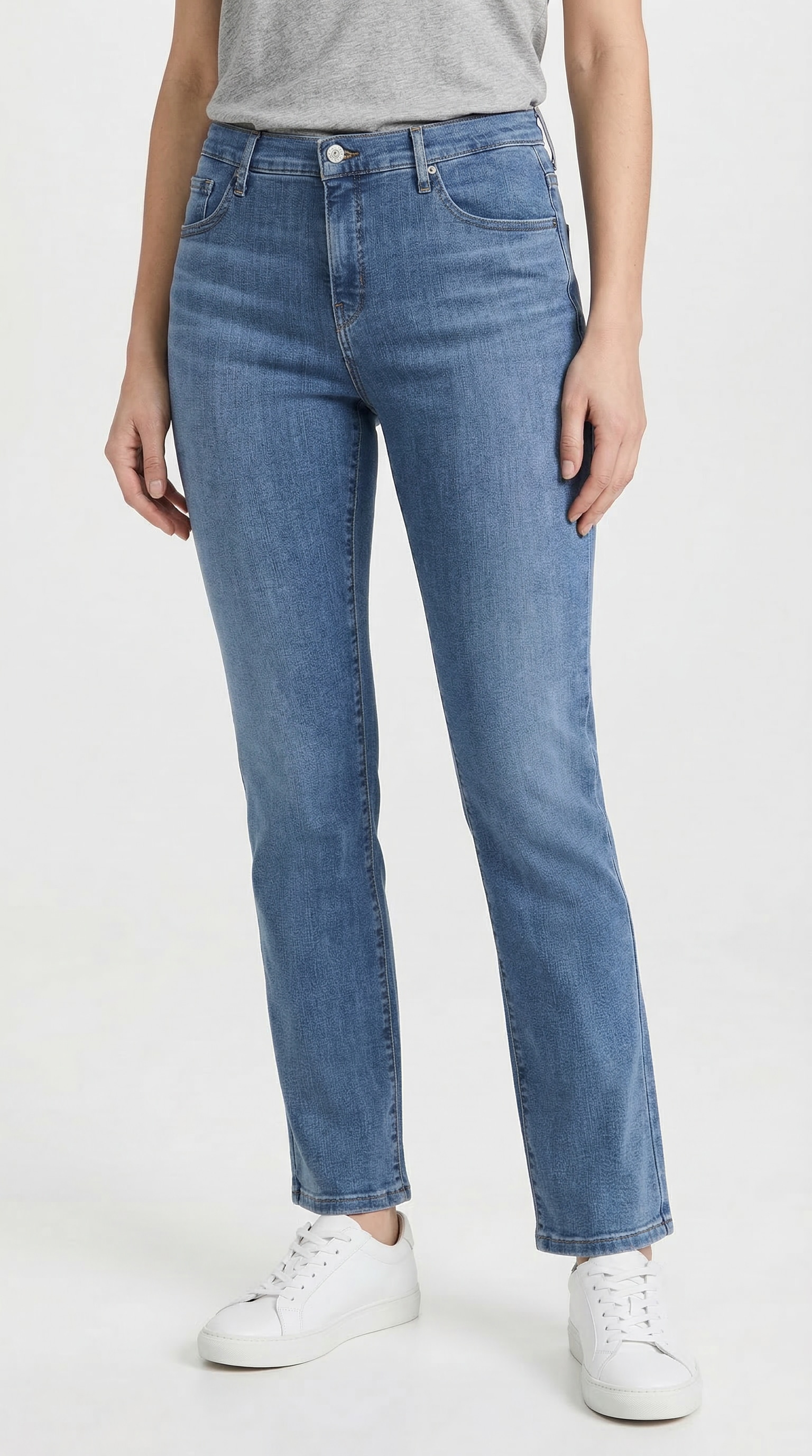 Levis Plus Straight-Jeans "314 Shaping Straight" in Baumwoll-Stretch