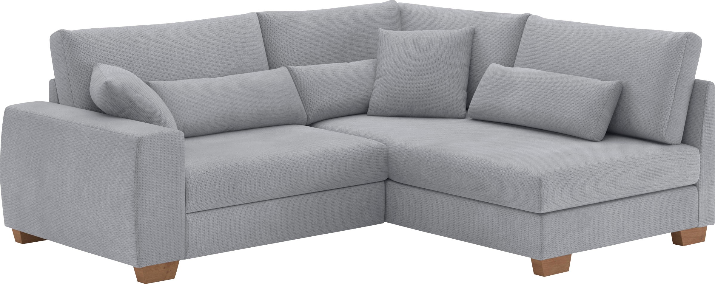 Mr. Couch Ecksofa »L-Form«, Mit Federkern, wahlweise mit Bett und Taschenfederkern