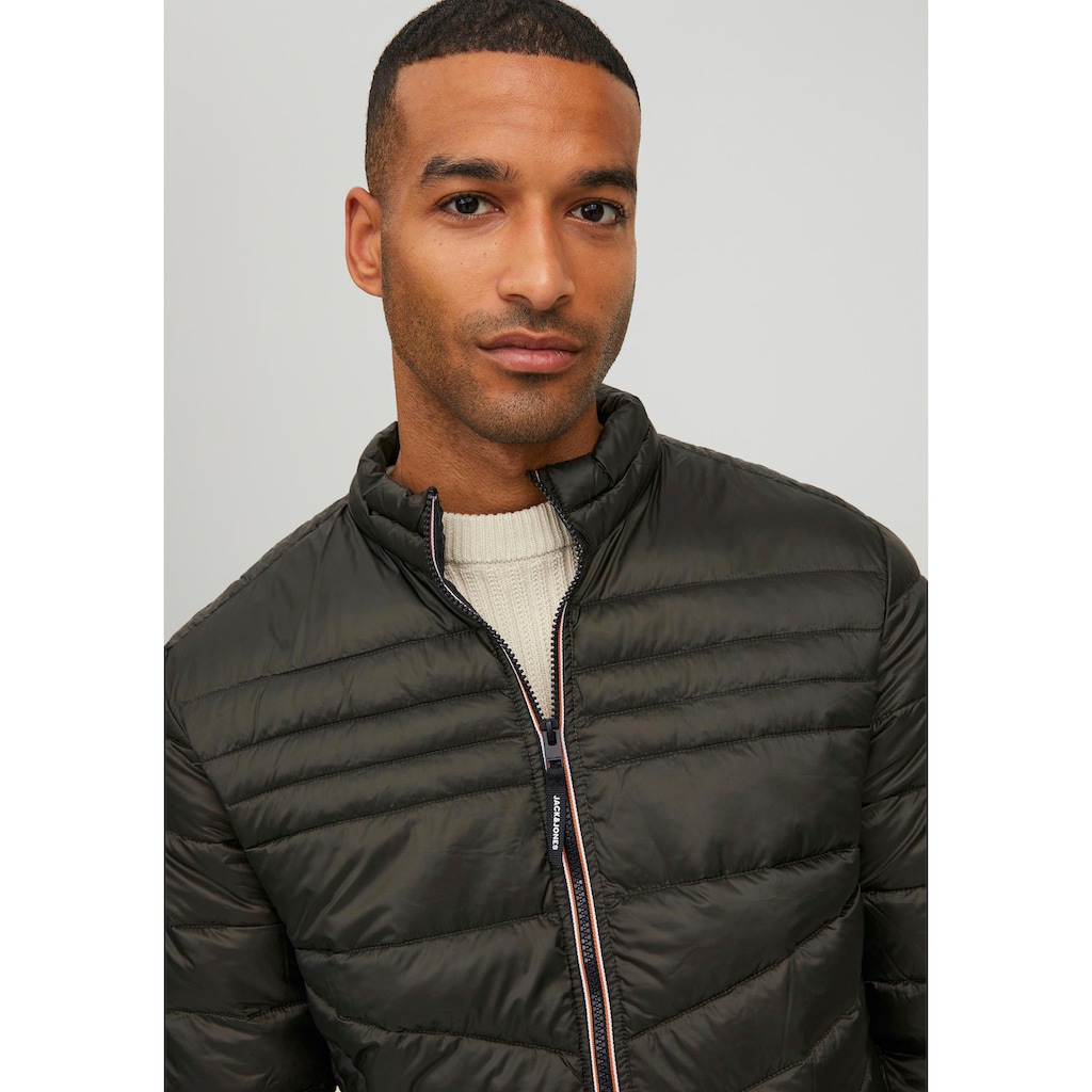 Jack & Jones Steppjacke »HERO PUFFER COLLAR«, ohne Kapuze