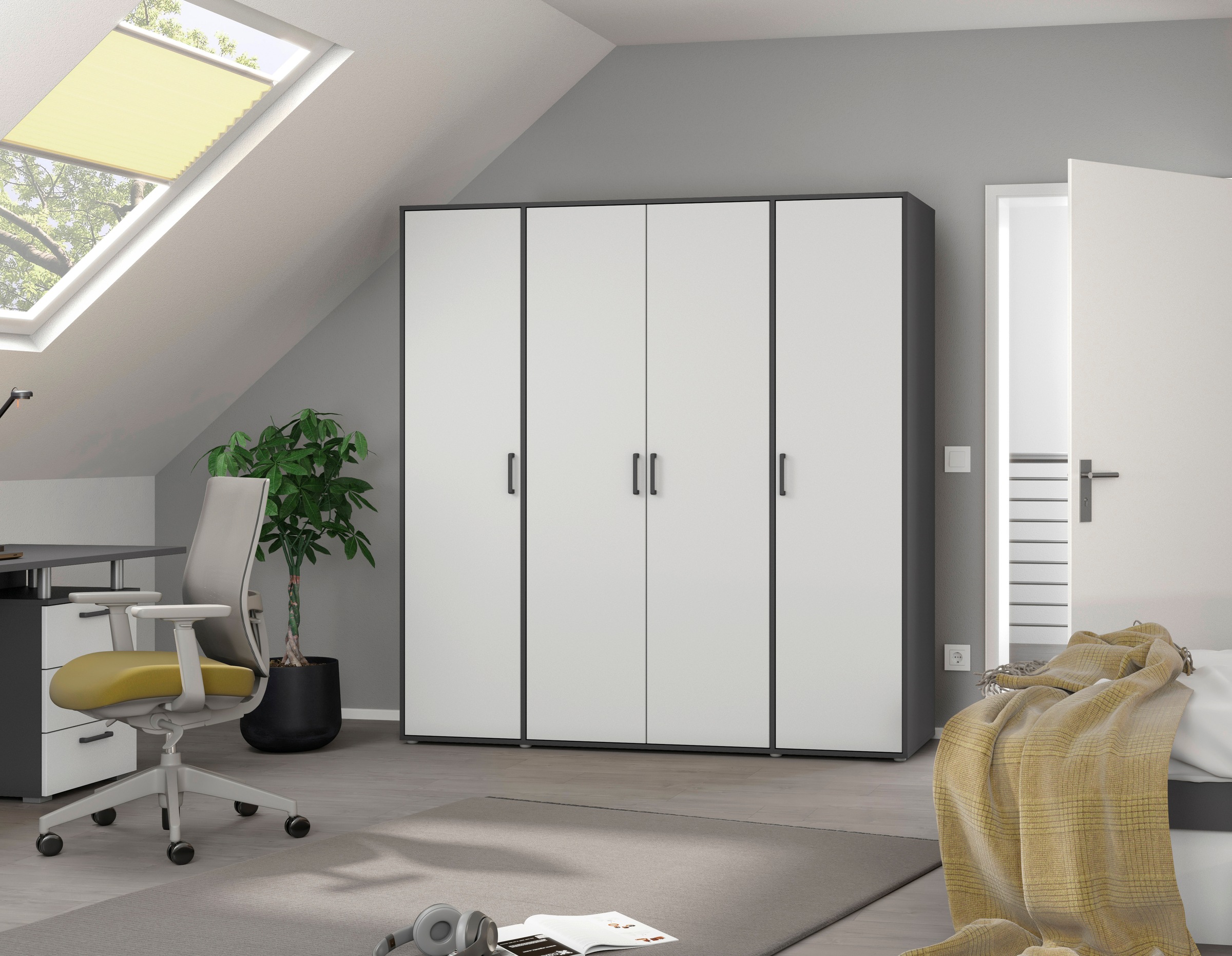 rauch Kleiderschrank "VOYAGER Garderobe Wäscheschrank TOPSELLER Schlafzimme günstig online kaufen
