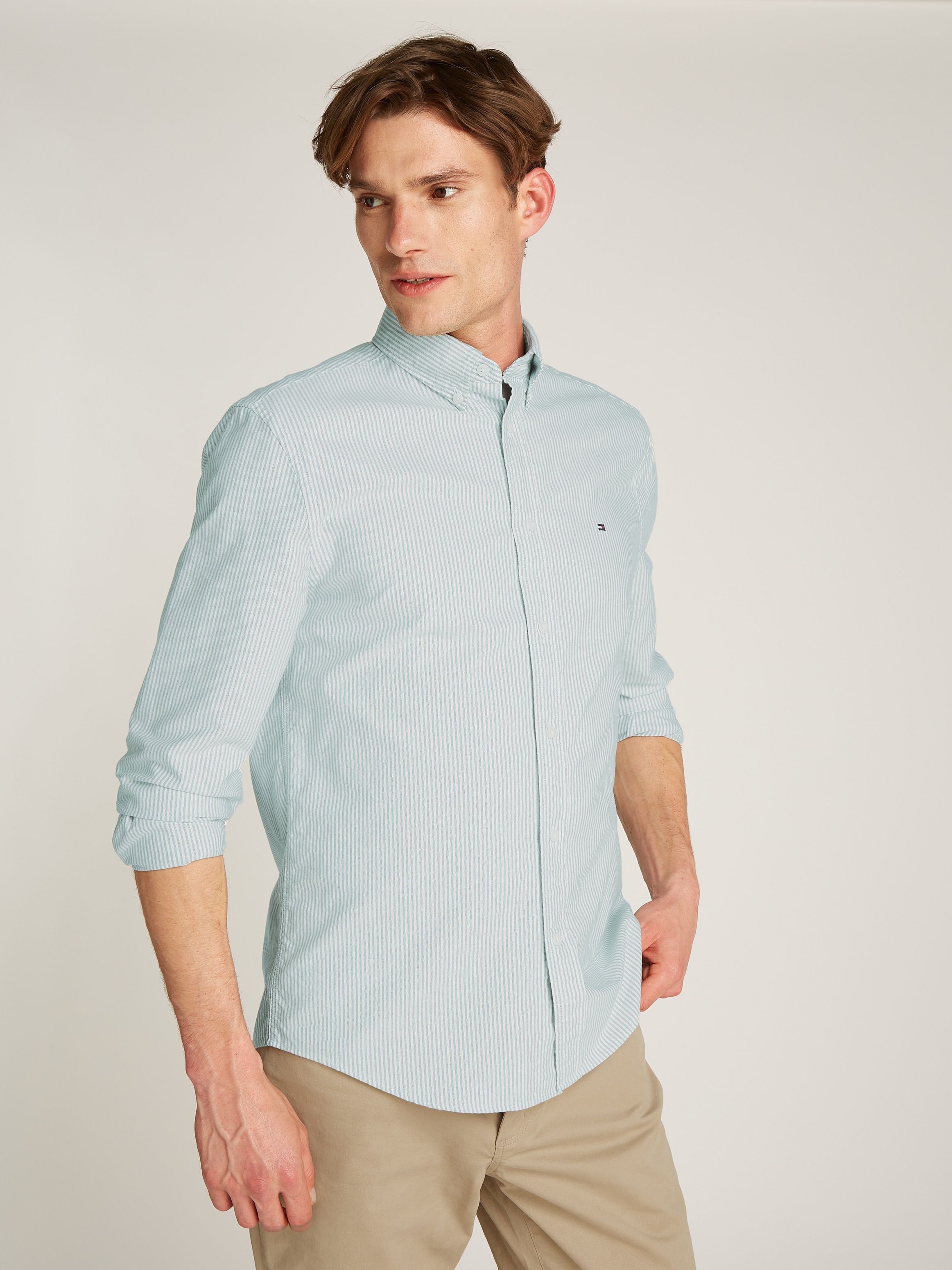 Tommy Hilfiger "HERITAGE OXFORD STRIPE Regular Fit SHIRT" günstig online kaufen