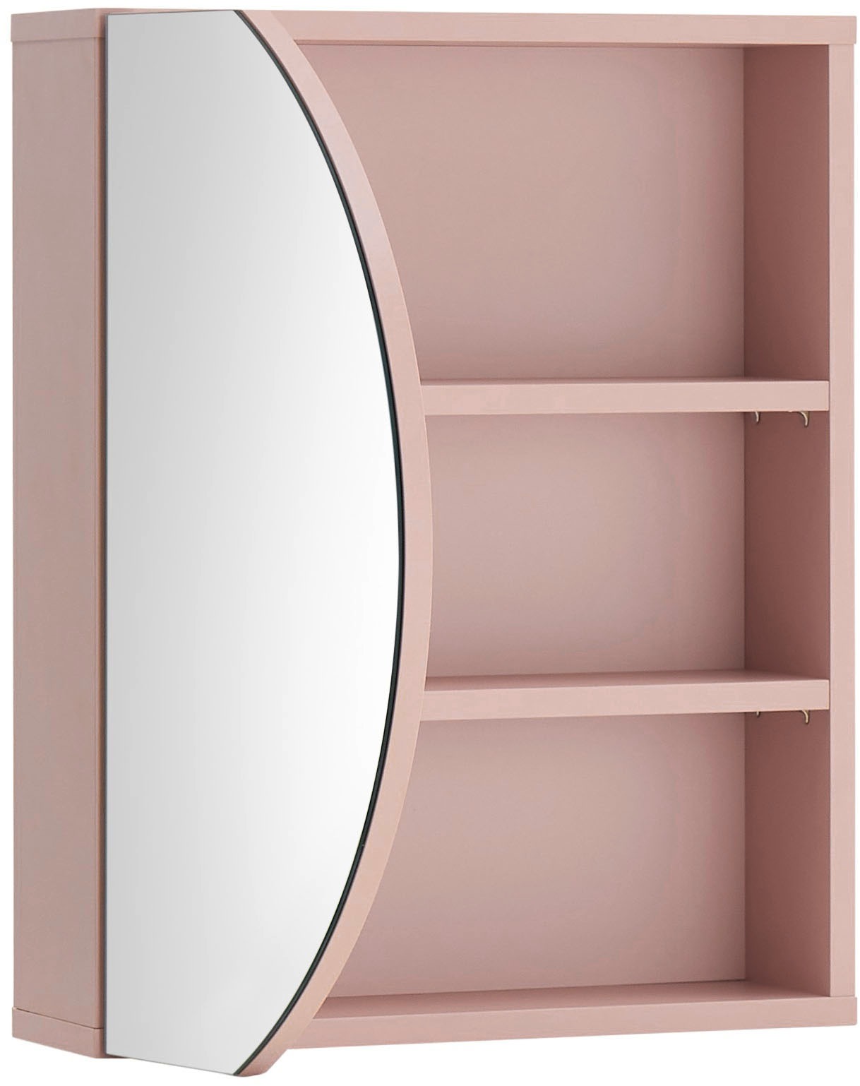 BASIC by Balculina Spiegelschrank »Nancy BxHxT 45x45x15 cm« 1 Stk. tlg. Breite 45 cm, offene Fächer