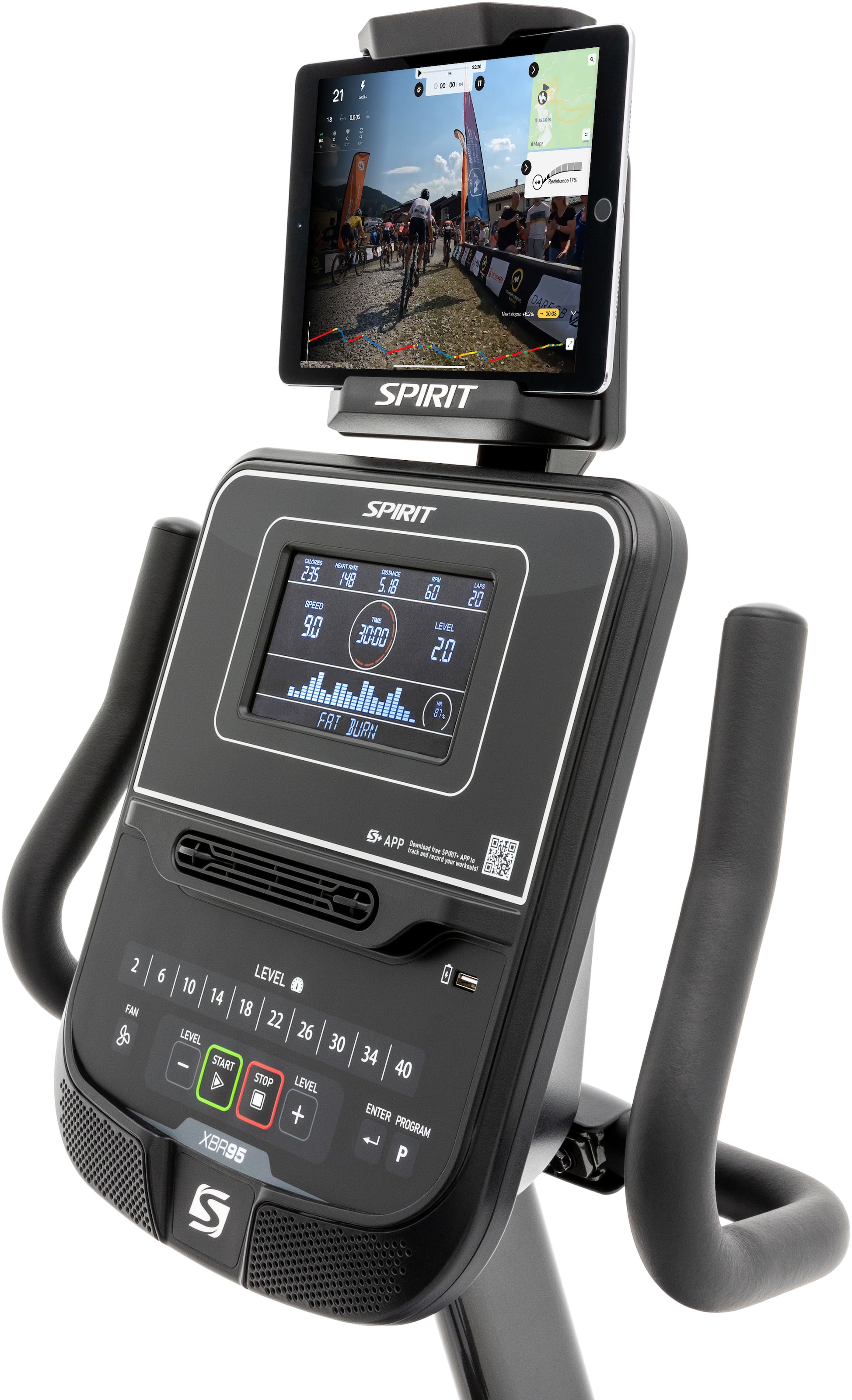 Spirit Fitness Liege-Heimtrainer "Spirit Fitness XBR95"
