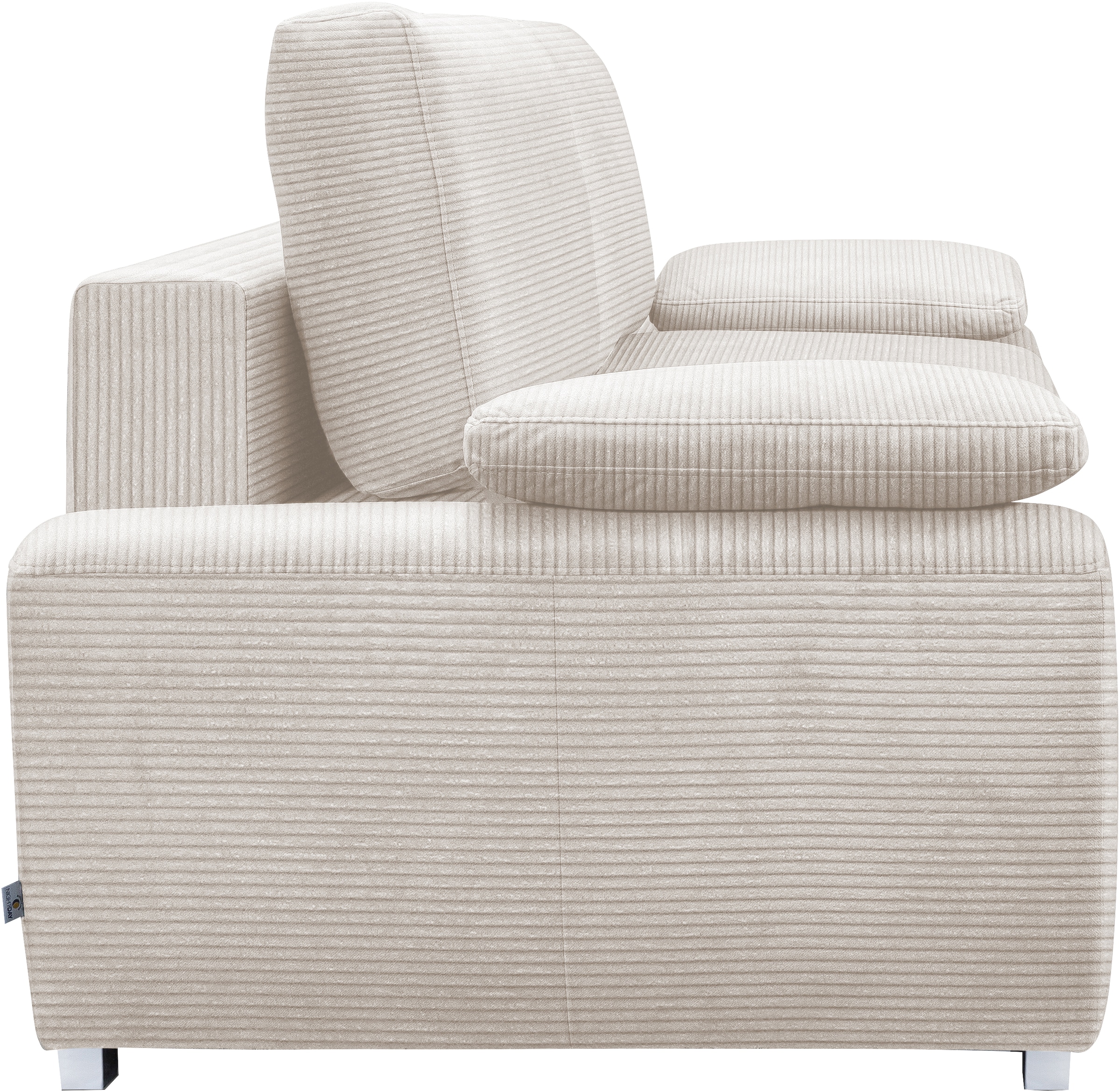 exxpo - sofa fashion 2-Sitzer »SOLSBURY, Sofa, Schlafsofa«, inkl. Federkern-Polsterung, Bettfunktion und Stauraum, in Cord
