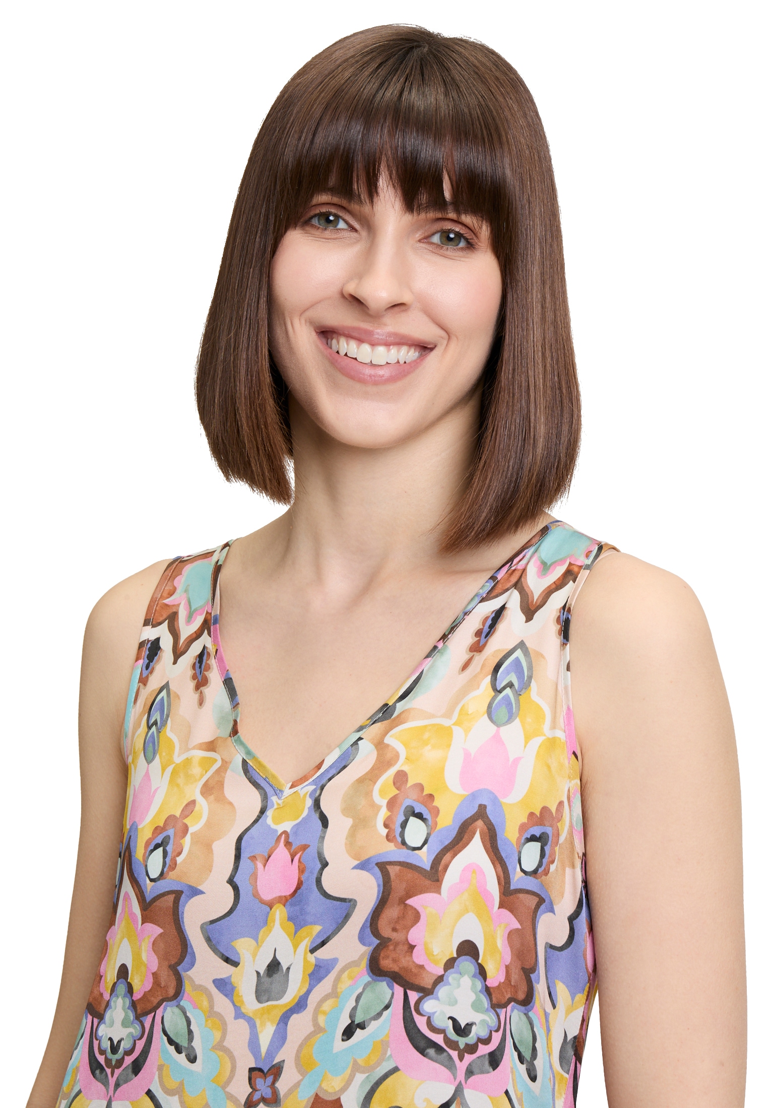 Vera Mont Sommerkleid »Vera Mont Damen Sommerkleid mit V-Ausschnitt«, Druck
