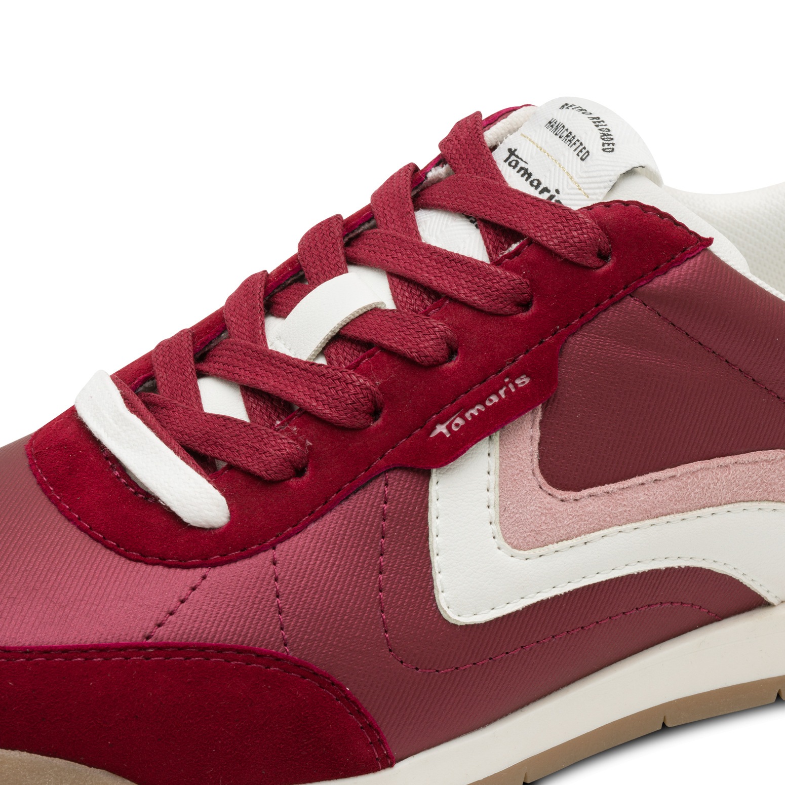 Tamaris Sneaker, Freizeitschuh, Halbschuh, Schnürschuh, weich gepolsterter Schaftrand