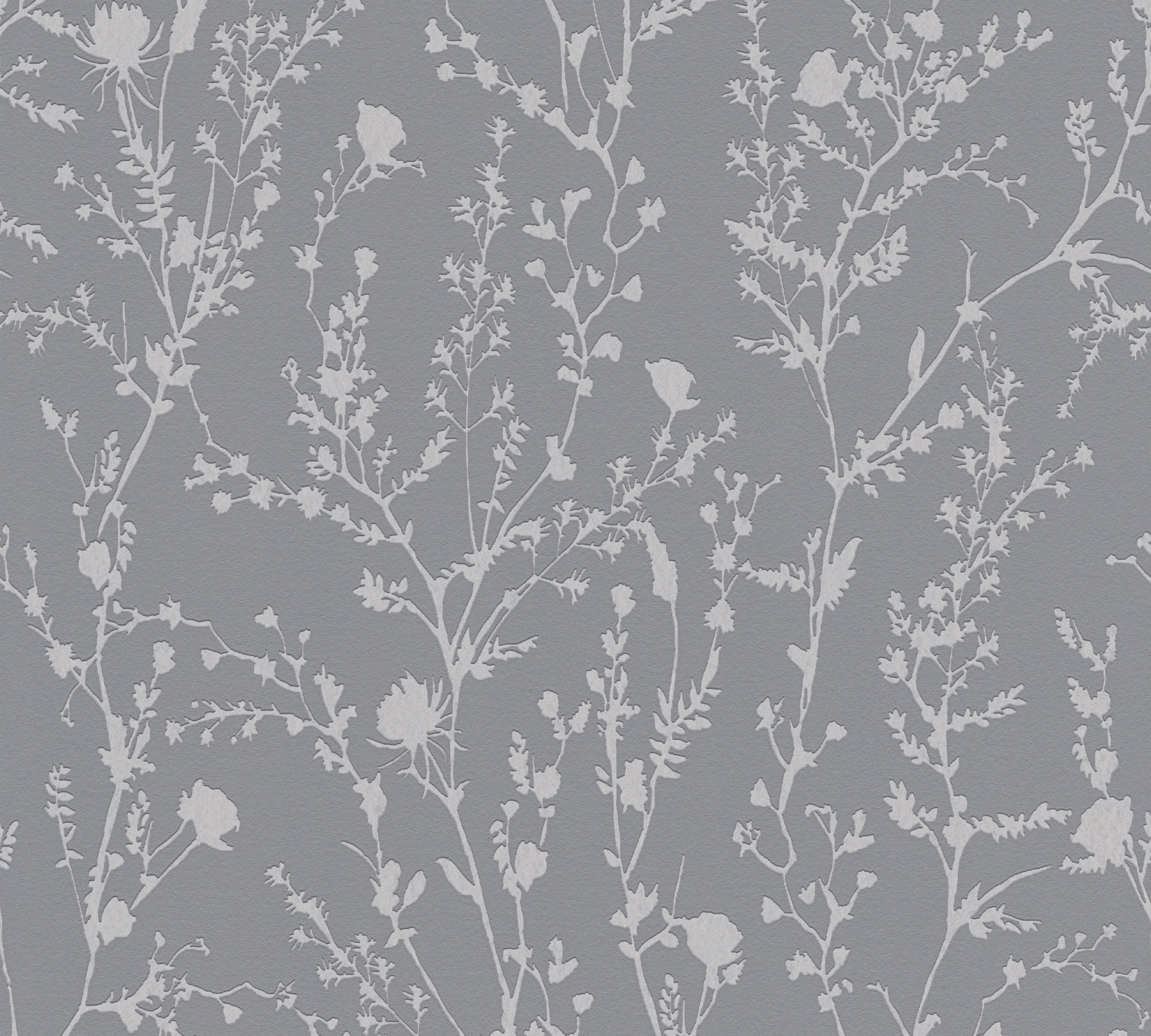 A.S. Création Vliestapete »Casual Living florale Tapete Mustertapete Äste Blattmuster«, schimmernd, Vliestapete Blumentapete für Schlafzimmer Küche Wohnzimmer Floral Flur