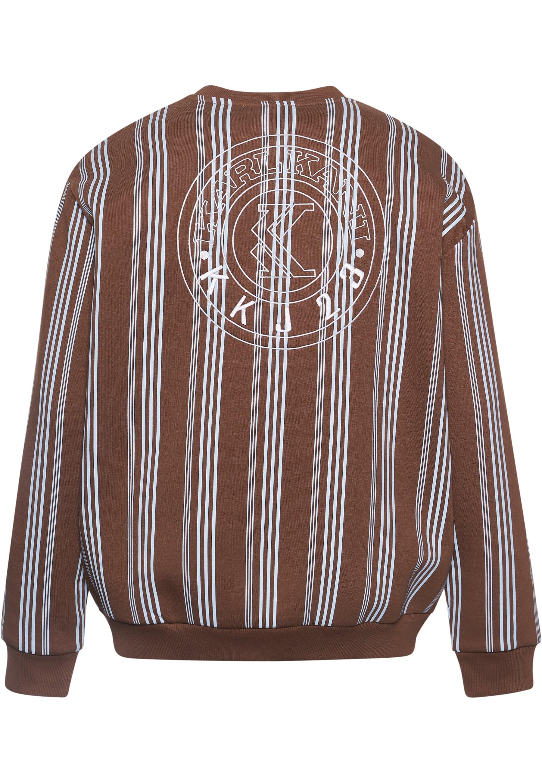 Karl Kani Langarmshirt »Karl Kani Herren KM233-027-2 KK Small Signature Striped Crew«, (1 tlg.)