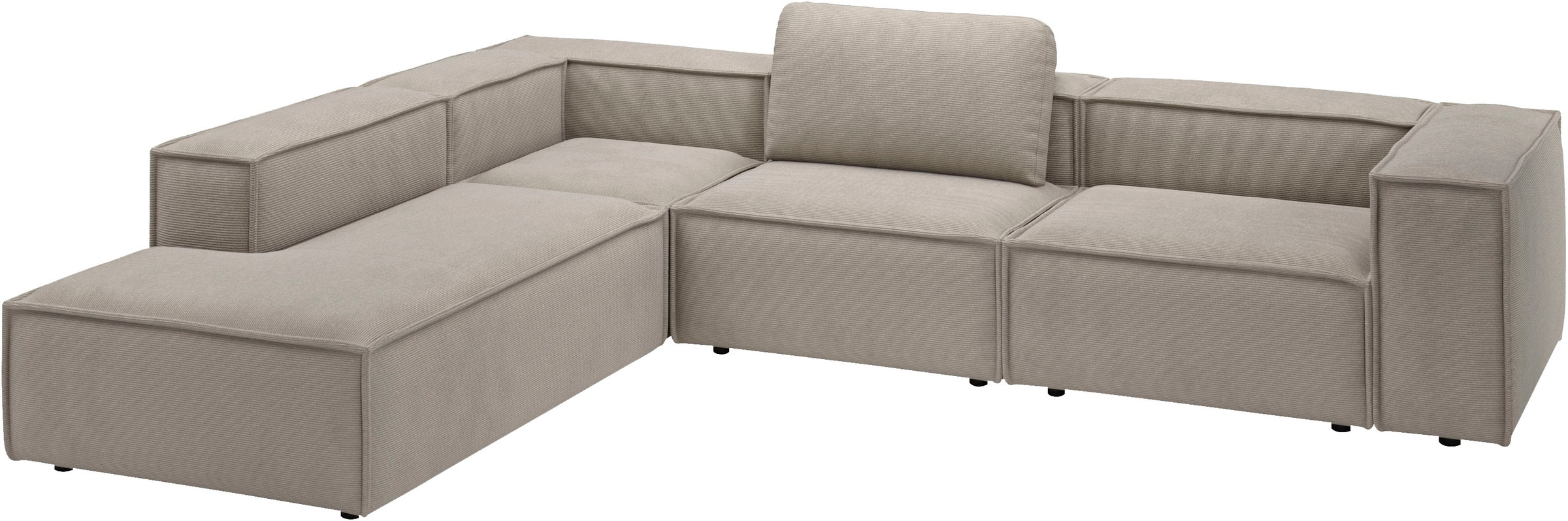 Places of Style Ecksofa »Watertown moderne L-Form«, Breite 311 cm