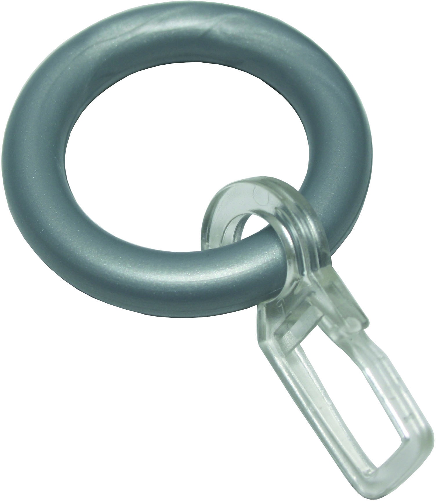 GARDINIA Gardinenring "mit Faltenlegehaken" Serie Vitragestangen/Caféhausst günstig online kaufen