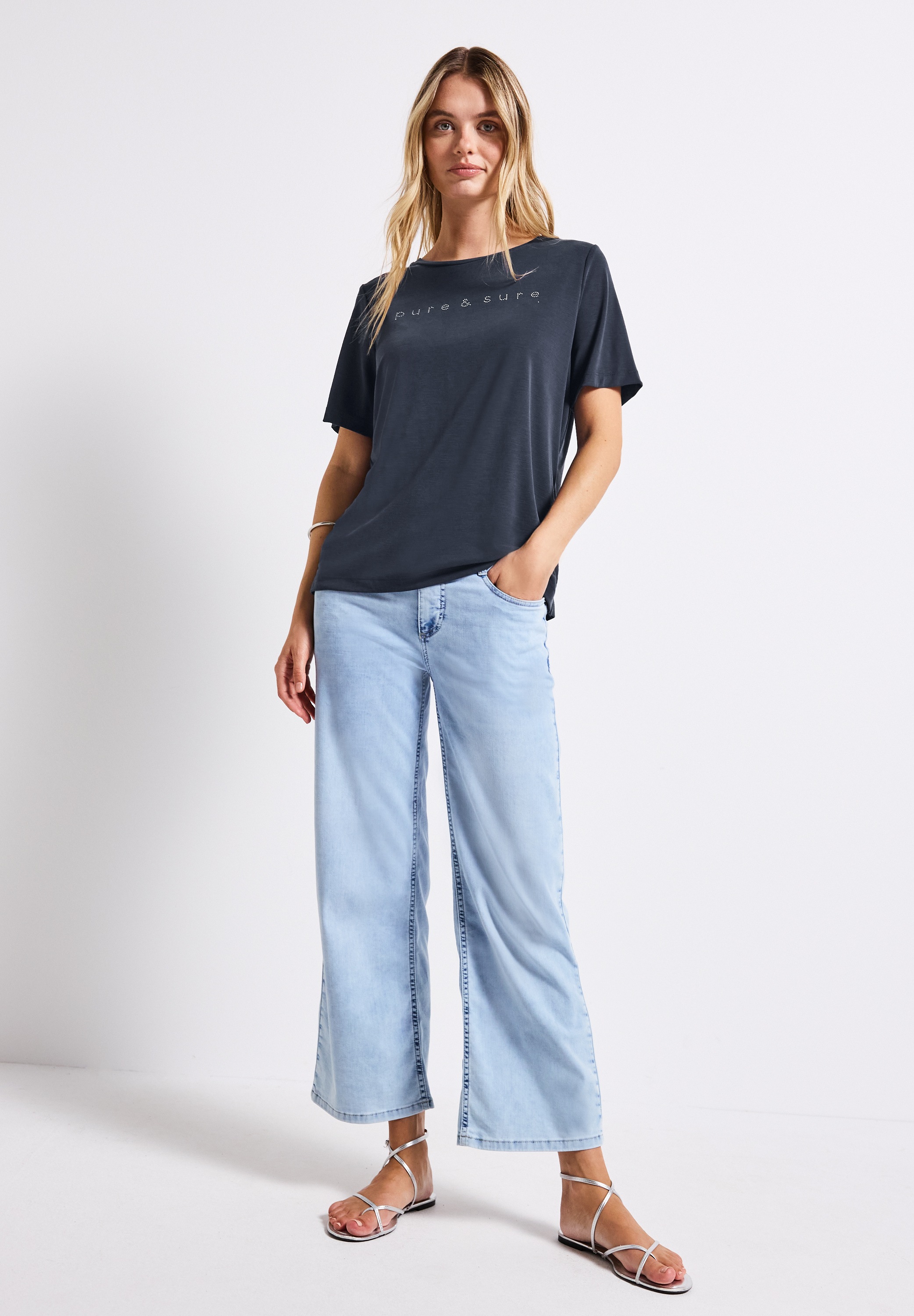 STREET ONE T-Shirt, mit Wording