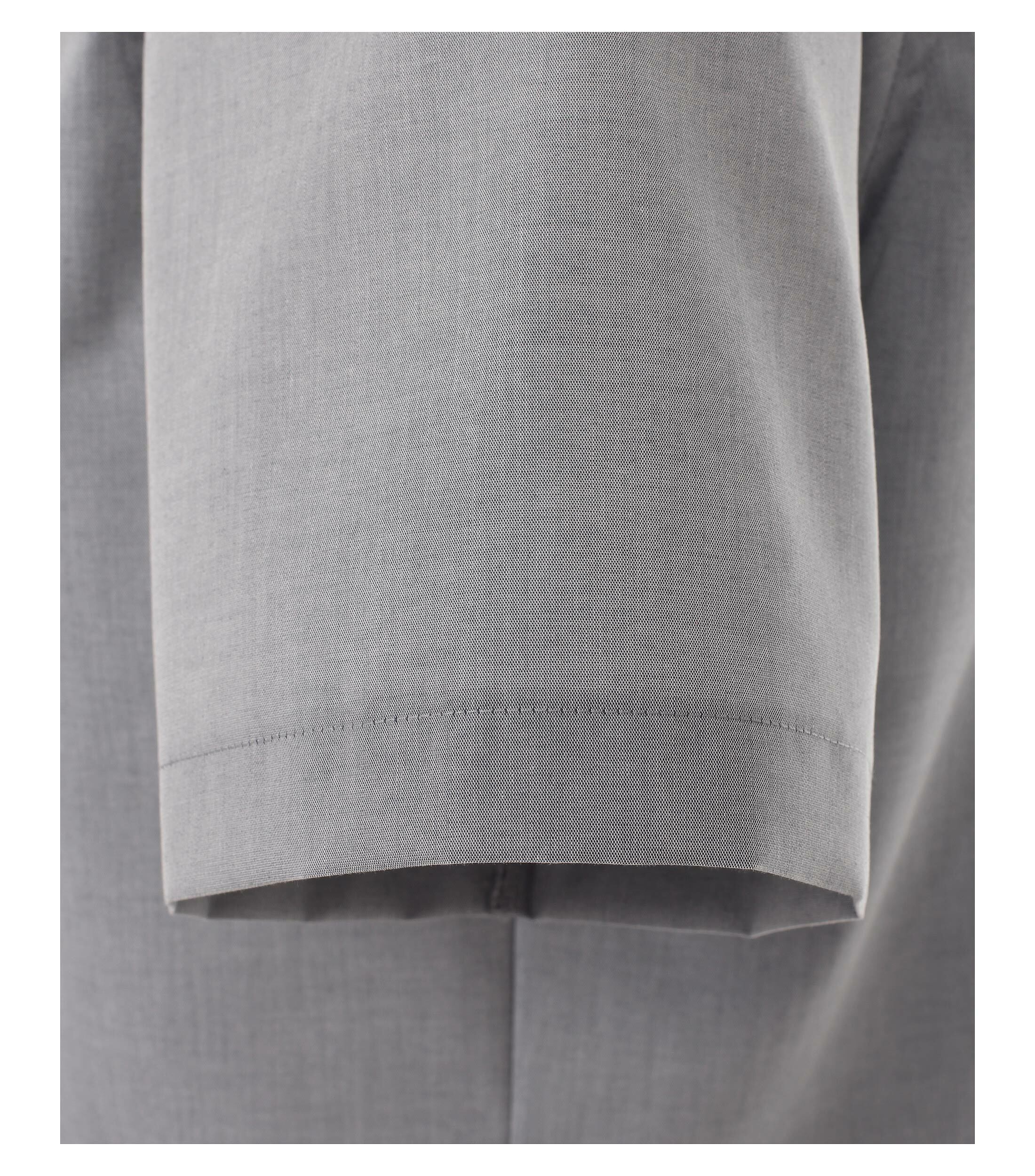 VENTI Business Shirt Short Sleeve Solid Gray 41 5