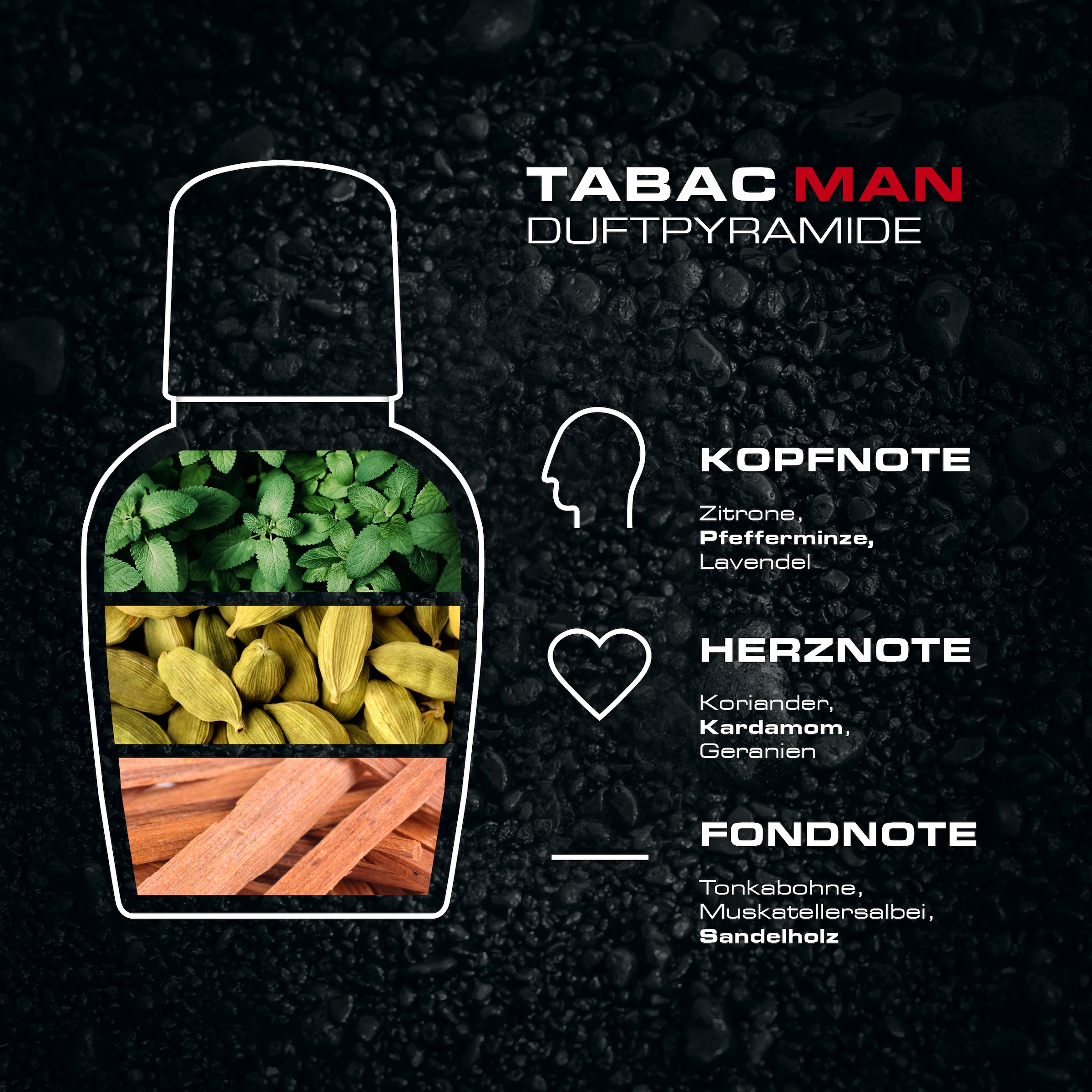 Tabac Original Eau de Toilette »TABAC MEN« EdT 50 ml Natural Spray