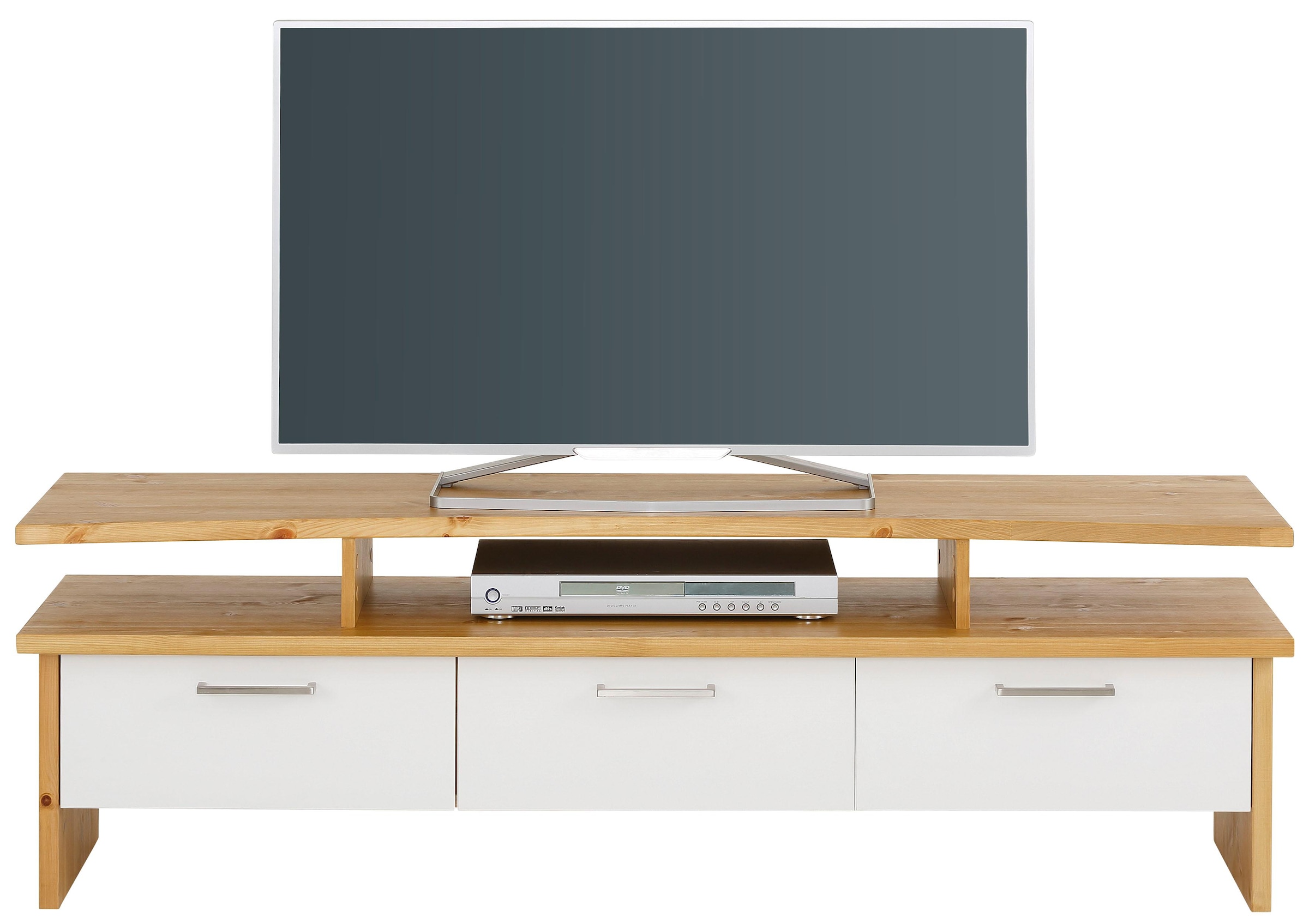 TV-Board »Ixo«, Breite 148 cm, mit 3 Schubladen, aus masiver Kiefer, FSC®