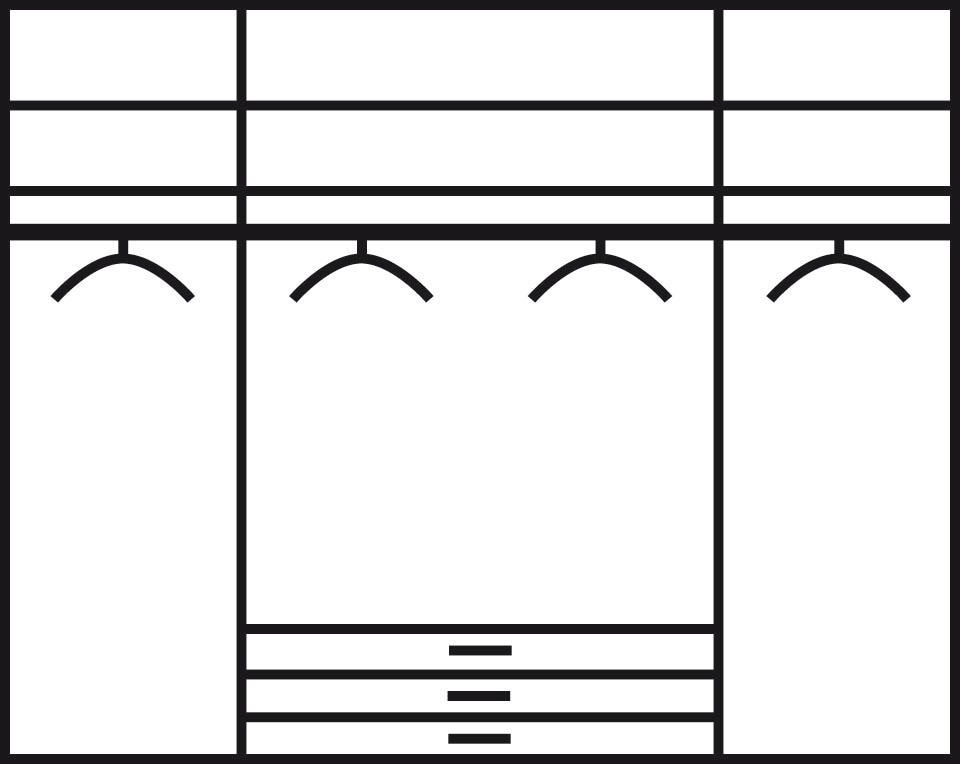 rauch Drehtürenschrank »Sitara«, Schubkästen | mit BAUR