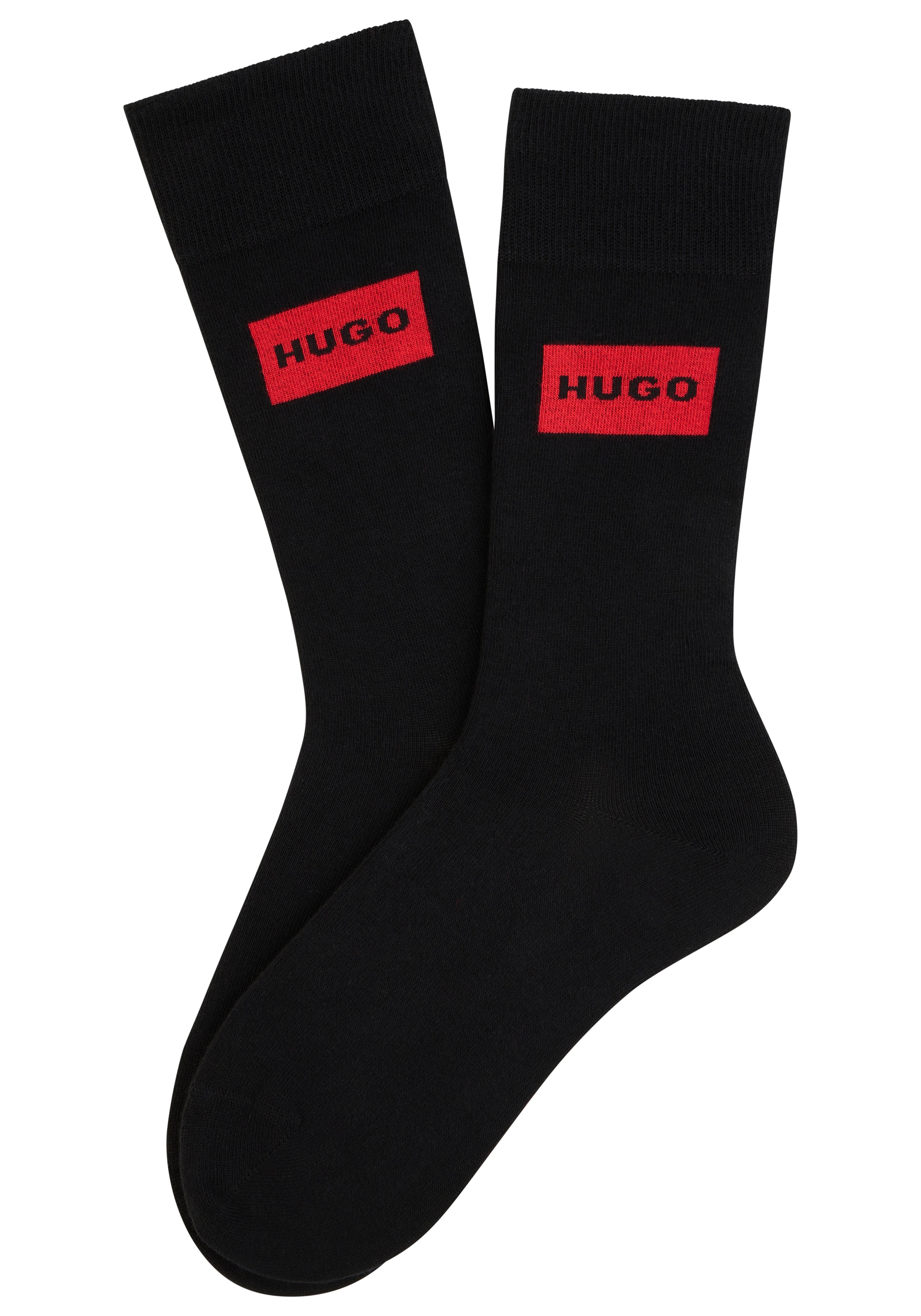 HUGO Underwear Socken "RED LABEL" 2 Paar tlg. mittelhoch, verstärkte Fersen günstig online kaufen