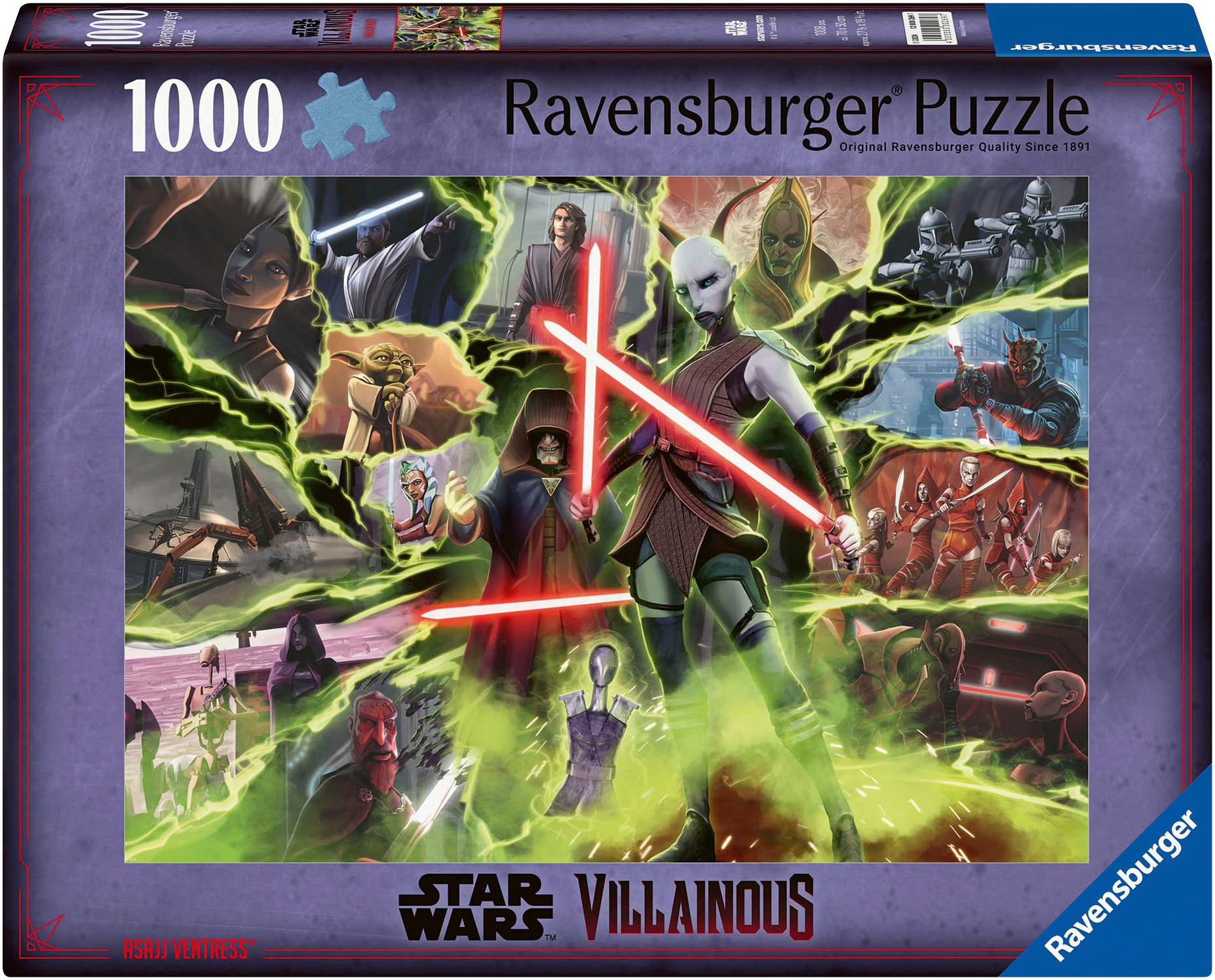 Puzzle »Star Wars Villainous: Asajj Ventress«, Made in Germany; FSC® - schützt Wald -...