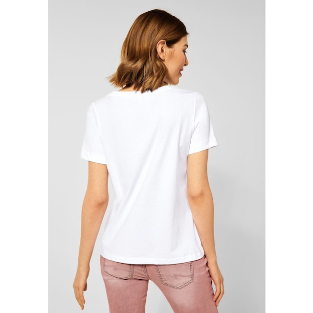 STREET ONE T-Shirt, aus reiner Baumwolle online bestellen | BAUR