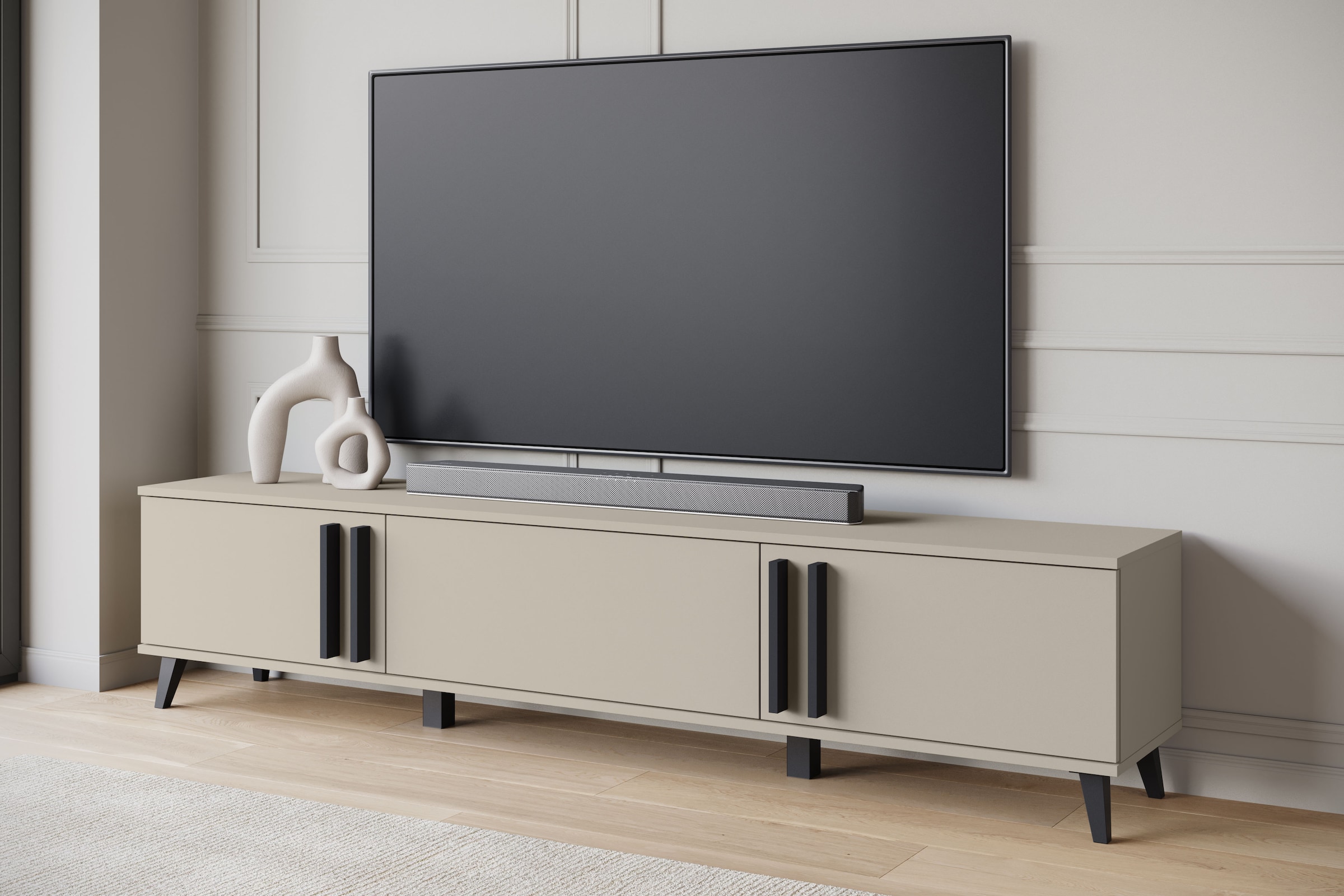 INOSIGN Lowboard "Helsinki, TV-Kommode Breite 180cm" 1 Stk. tlg. modernes D günstig online kaufen