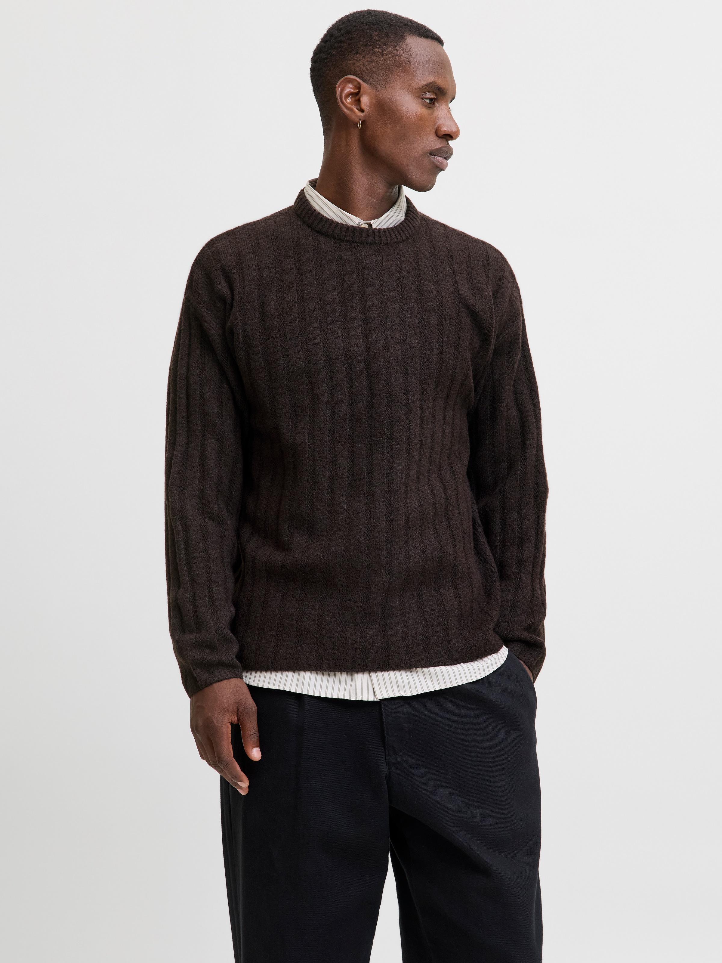 Jack & Jones Strickpullover "JJEBRADLEY CARTER KNIT CREW NECK LN" günstig online kaufen
