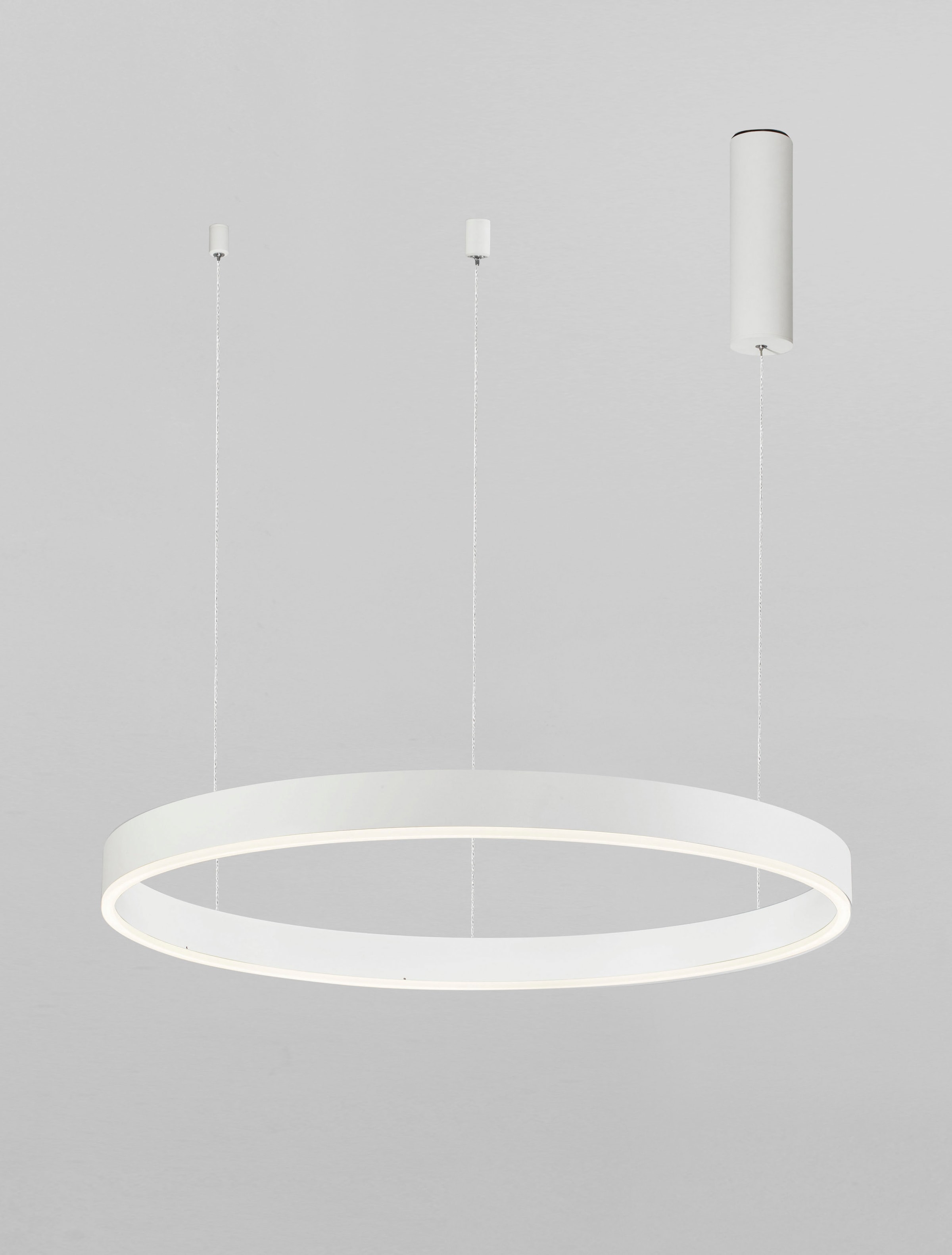 Nova Luce LED-Hängeleuchte »MOTIF« LED-Modul 1 Stk. Warmweiß dimmbar, höhenverstellbar, Lichtfarbe verstellbar, Fernbedienung