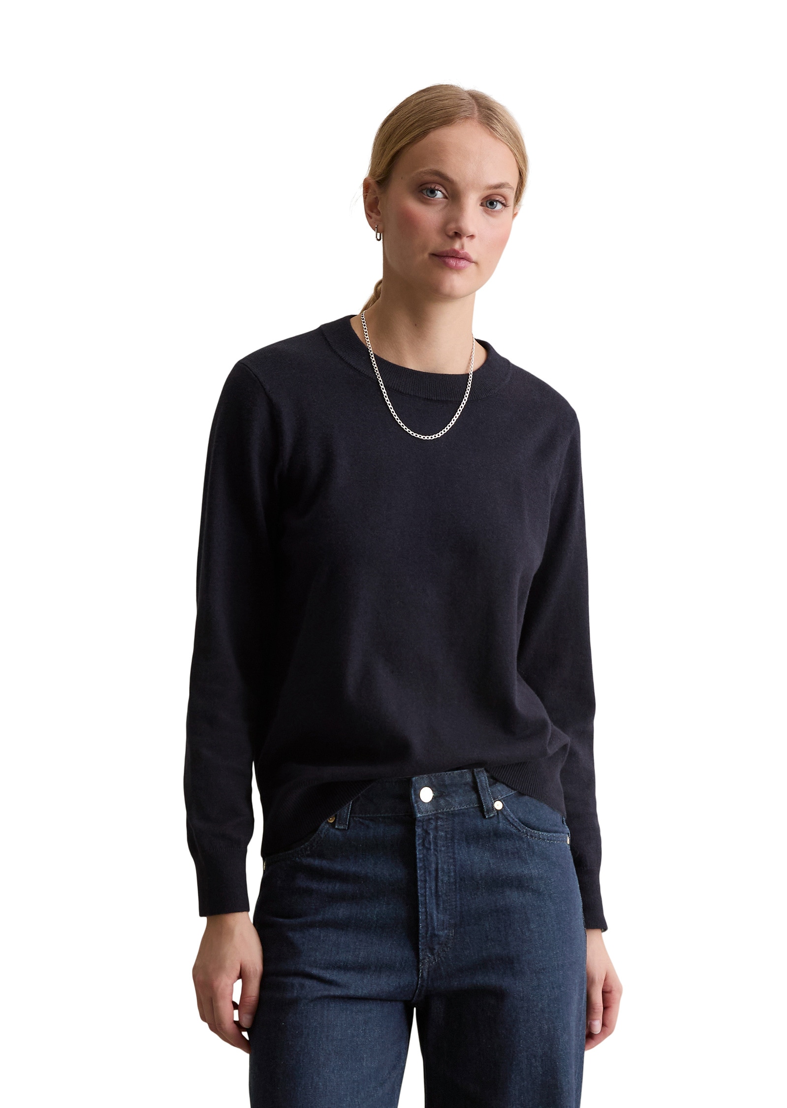 Marc O'Polo DENIM Strickpullover »aus Soft Cotton Stretch«