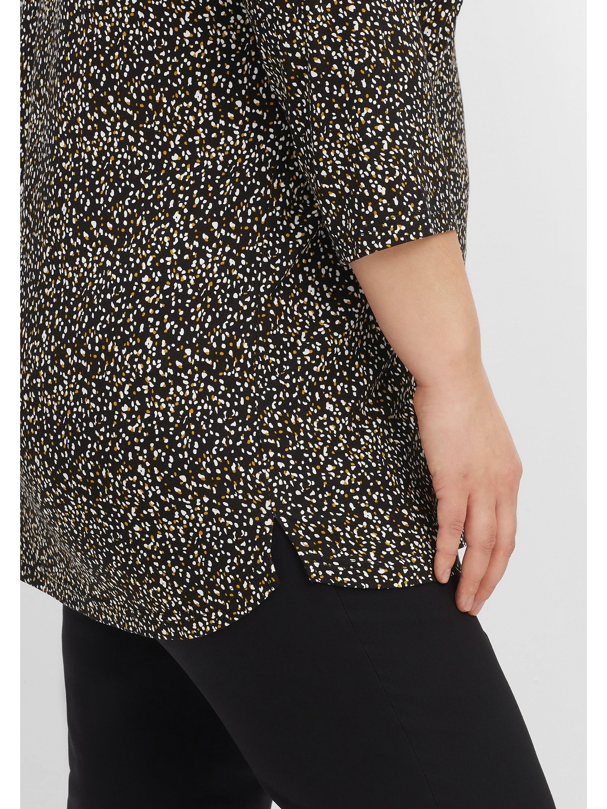 Sheego Blusenshirt »Große Größen«, aus weich fließender, elastischer  Viskose für kaufen | BAUR