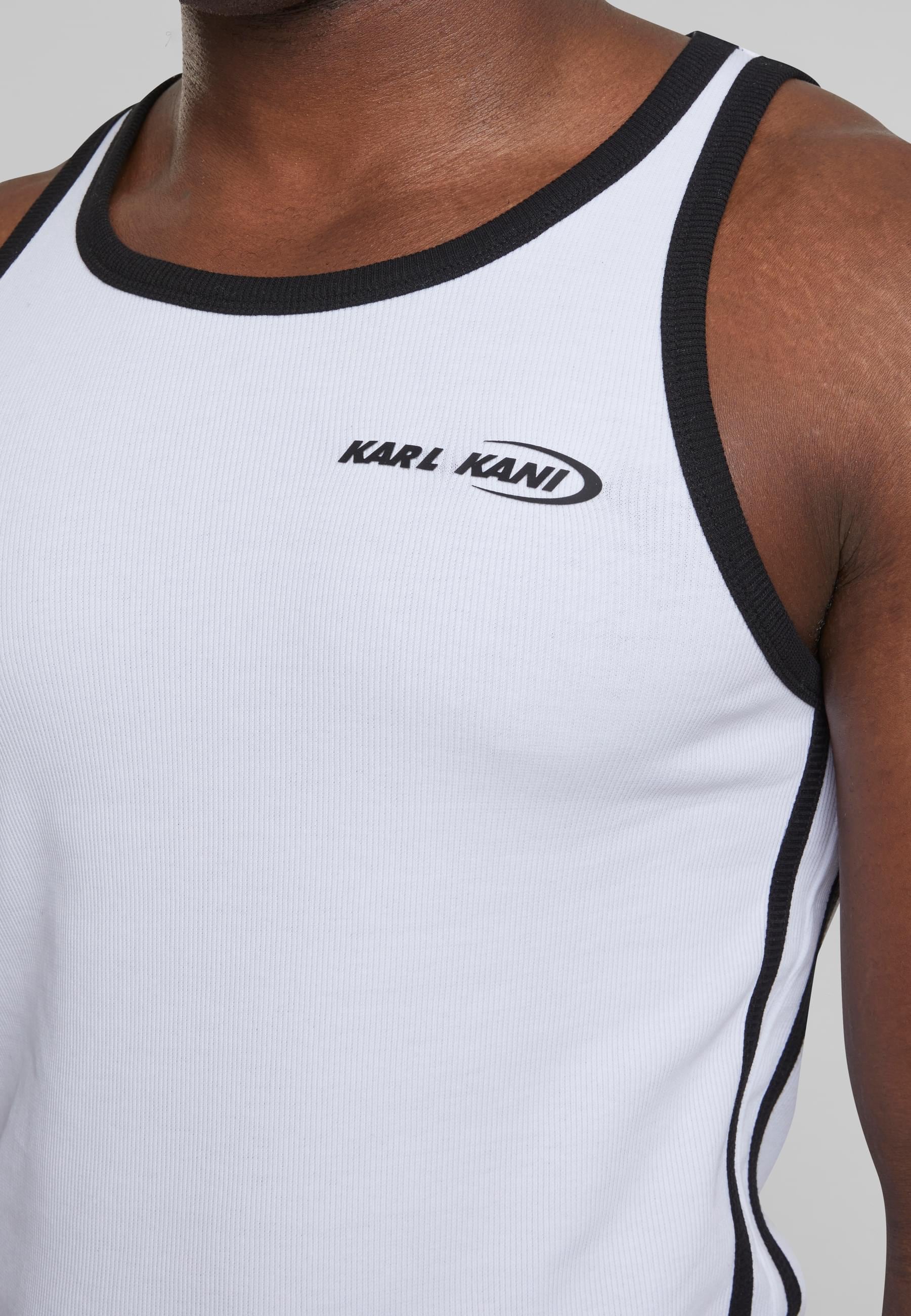 Karl Kani Tanktop »Karl Kani Kk Ellipse Ringer Rib Tank Top«, (1 tlg.)
