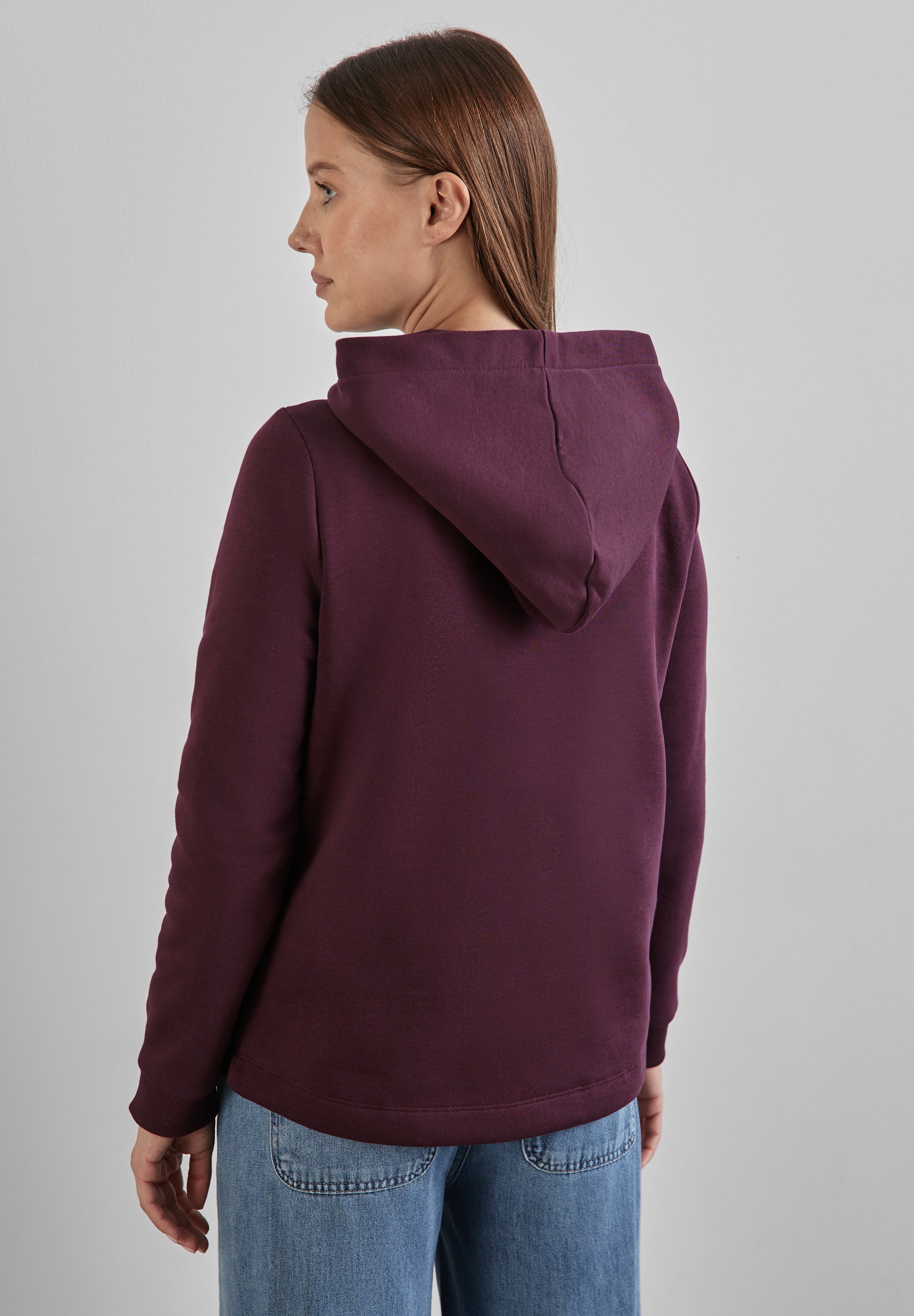 STREET ONE Hoodie, mit Tunnelzug am Saum