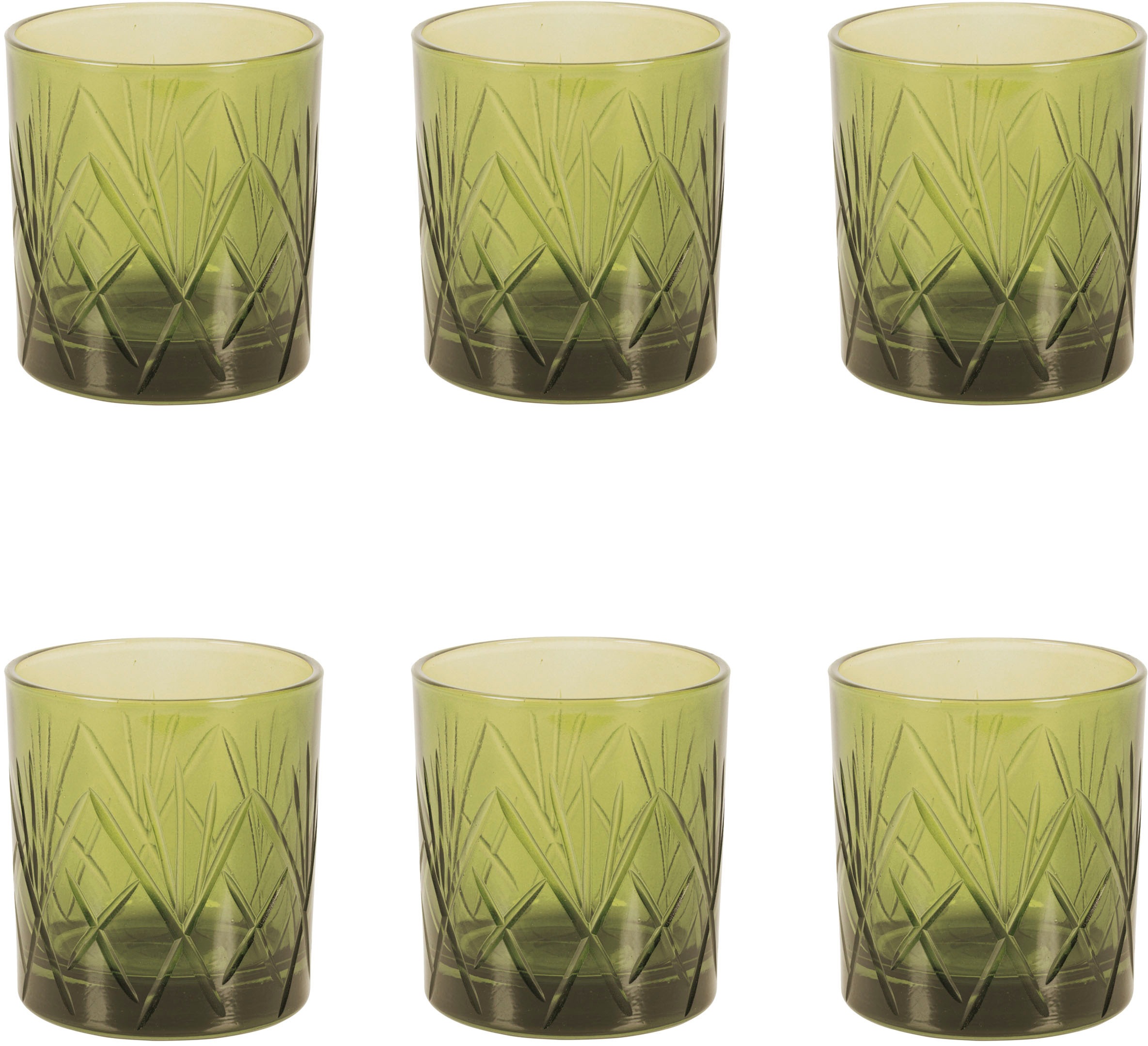 Villa d'Este Whiskyglas »Alsazia«, (Set, 6 tlg.), Gläser-Set, 6-teilig, Inhalt 300 ml