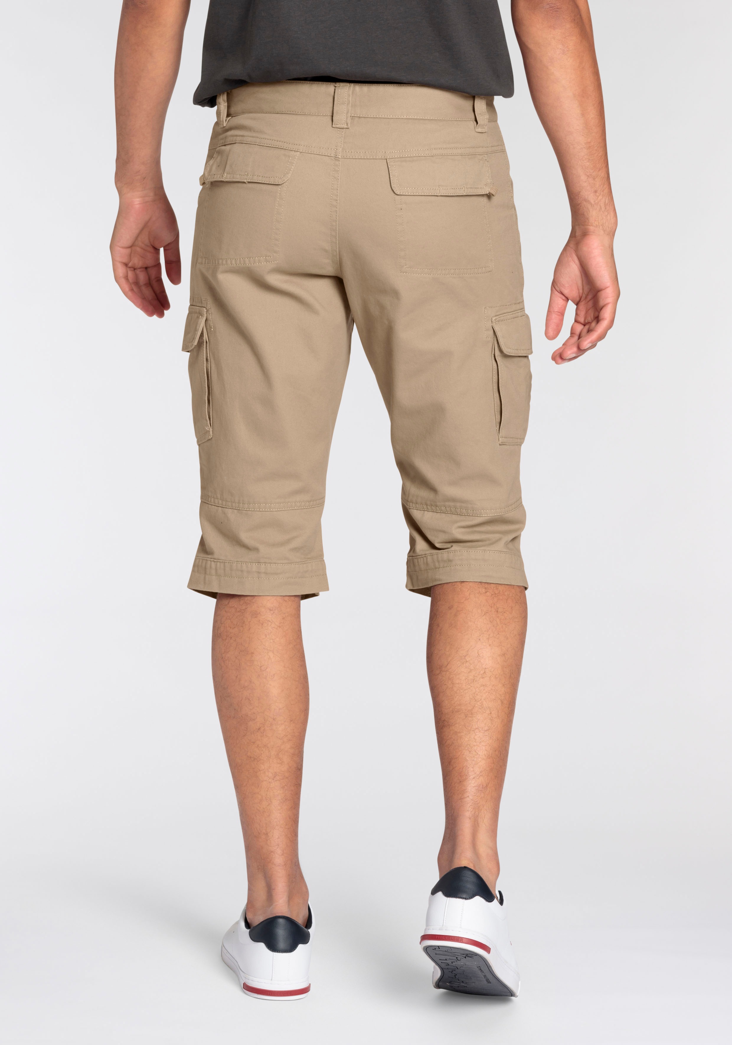 Thumbnail - Bruno Banani Bermudas, schmale Passform, gerade Beinform, mit Cargotaschen