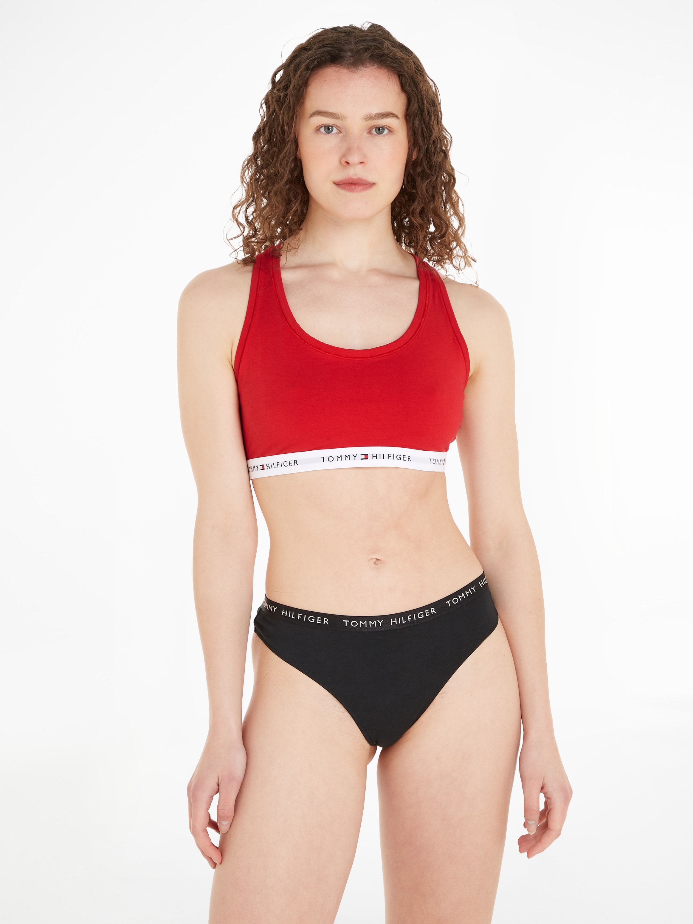 Tommy Hilfiger Underwear Sport-Bustier, mit auf BAUR Unterbrustband TH-Schriftzügen dem 