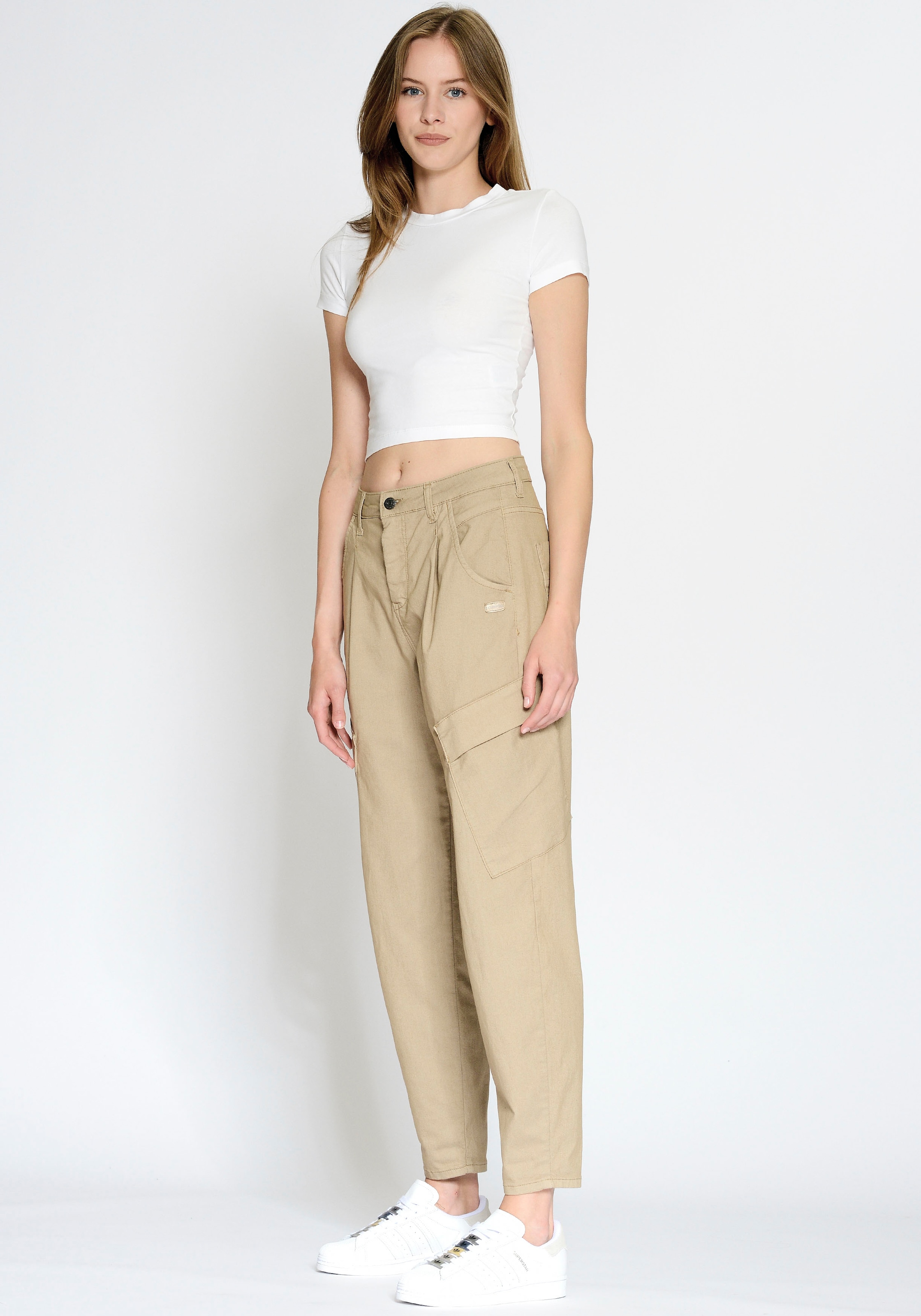 GANG Cargohose »94SILVIA JOGGO«, im Balloon Fit