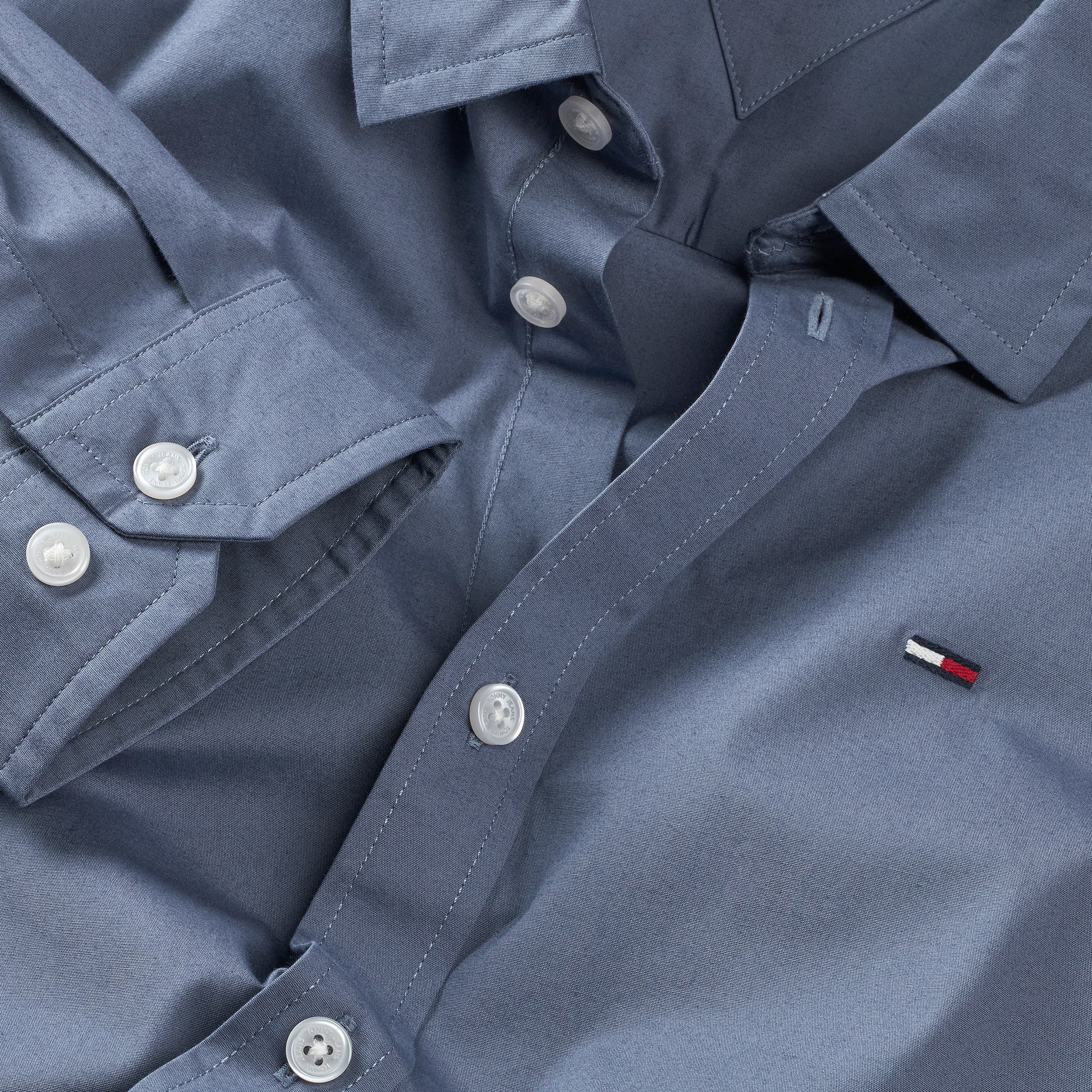 Tommy Jeans Langarmhemd »Sabim Stretch Hemd Shirt«, Stretch Hemd, Premium, Slim Fit, mit Elasthan