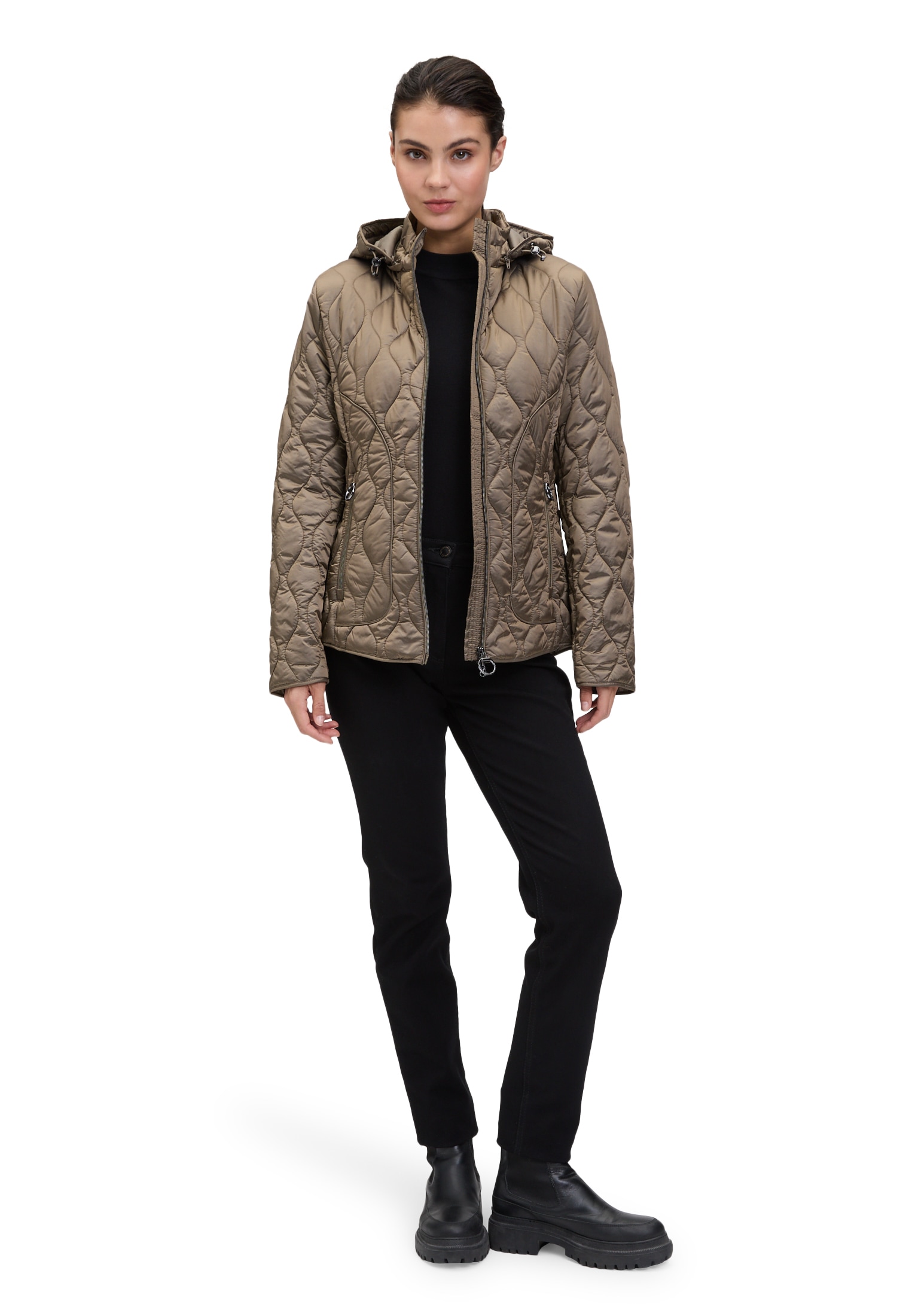 Betty Barclay Outdoorjacke »Betty Barclay Damen Outdoorjacke mit abnehmbarer Kapuze«, mit Kapuze