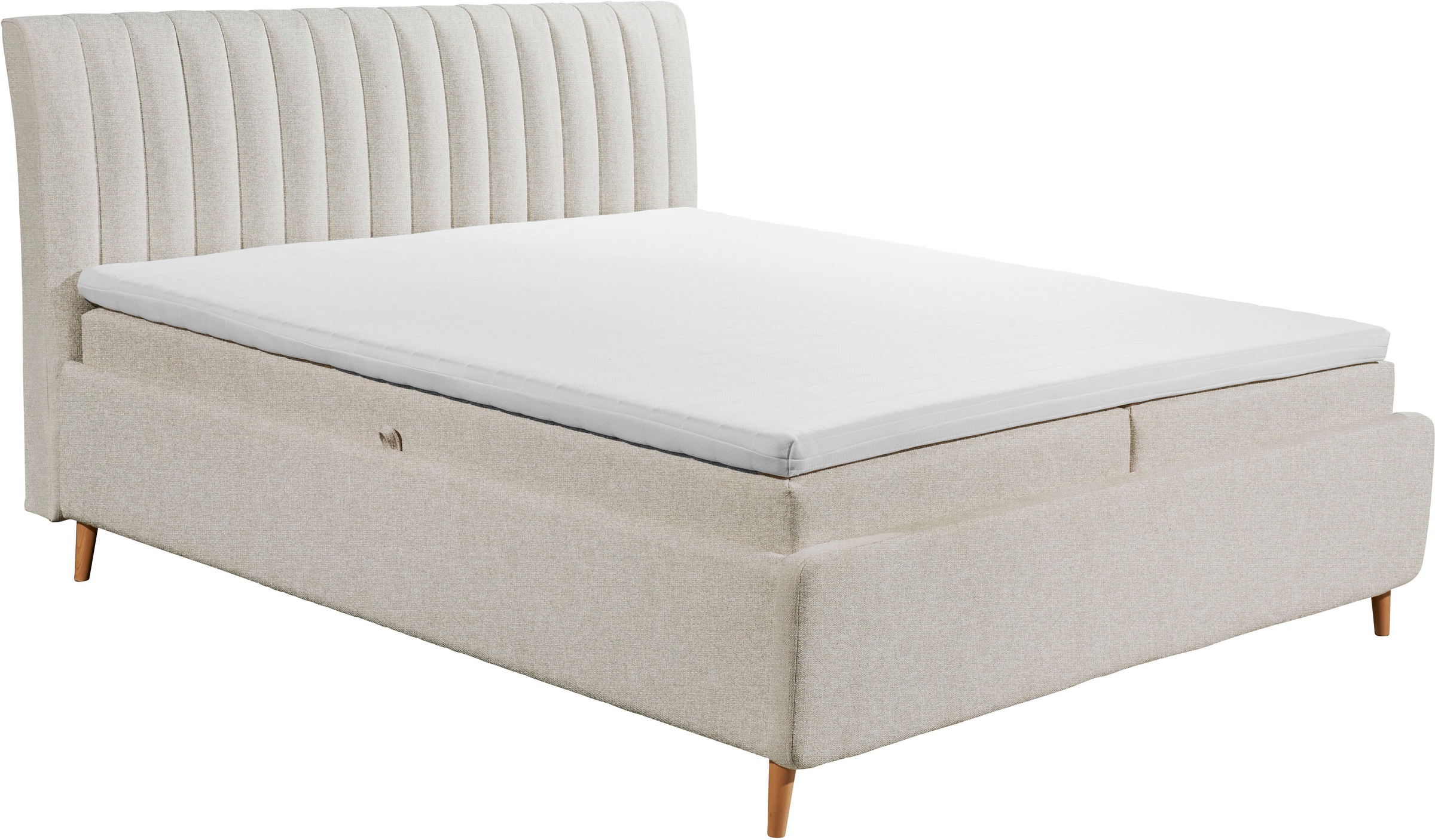 ED EXCITING DESIGN Boxbett »Akron«, mit Bettkasten, erhältlich in verschiedenen Breiten & Farben