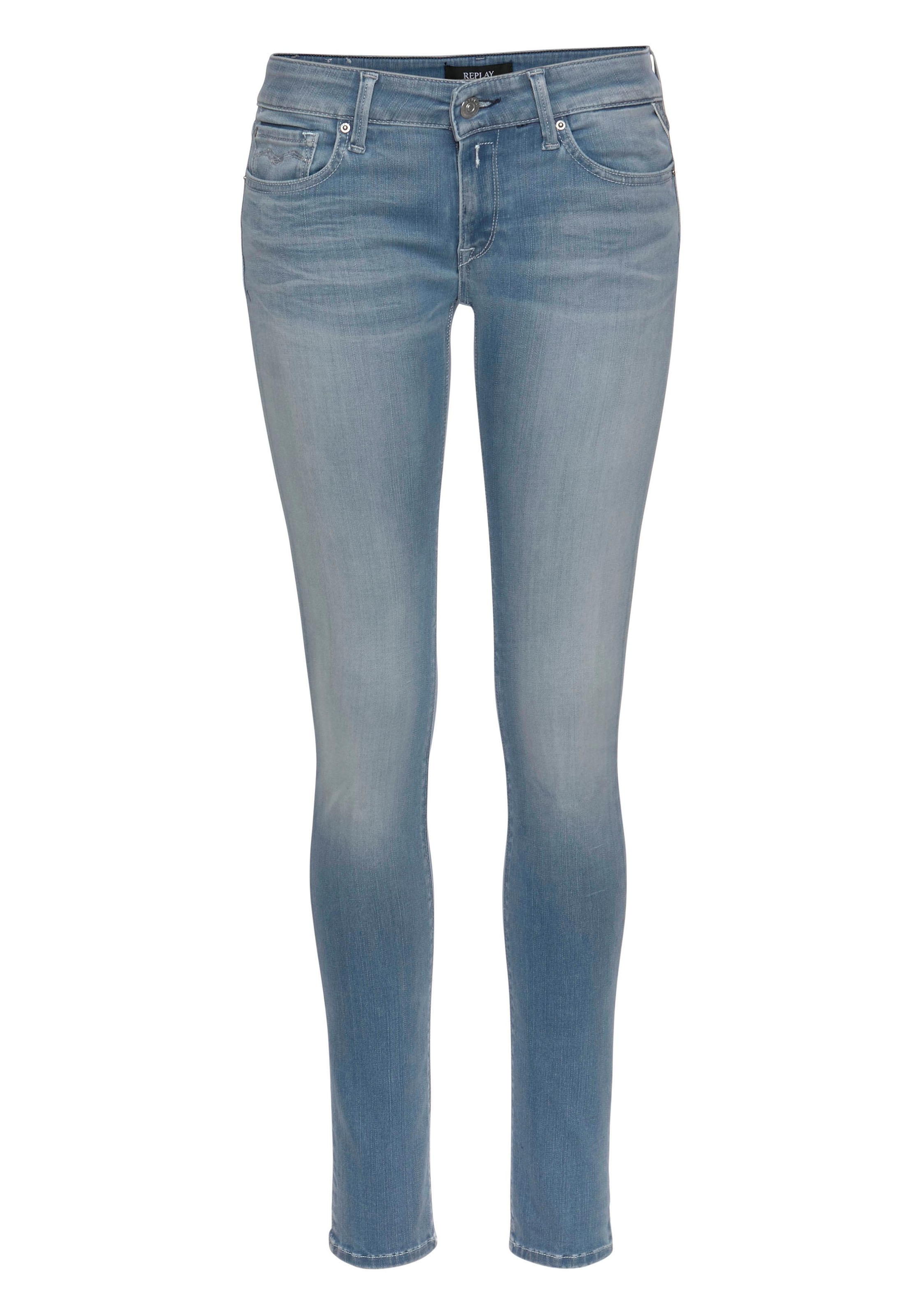 Replay Skinny-fit-Jeans »LUZ HYPERFLEX«, mit trendstarker Waschung