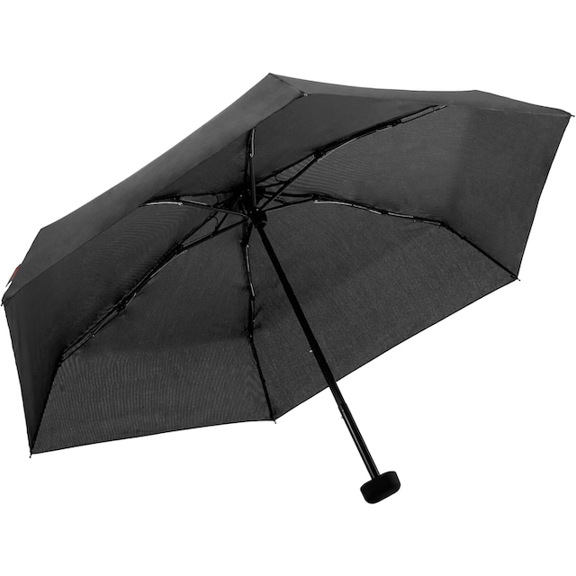 EuroSCHIRM® Taschenregenschirm »Dainty, schwarz«, extra flach und kurz  bestellen | BAUR