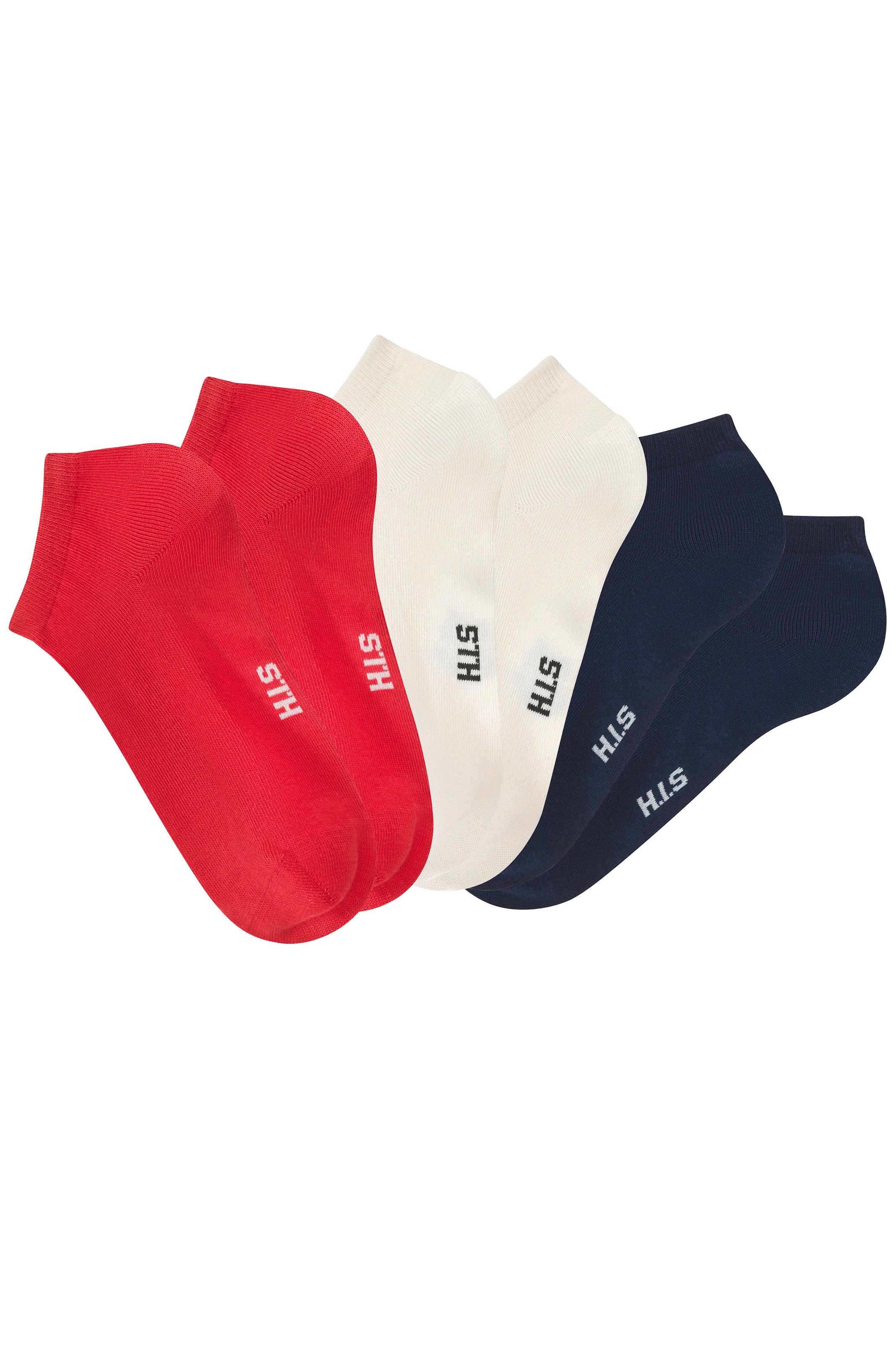 H.I.S Sneakersocken Packung, 6 Paar tlg. mit maritimen Design